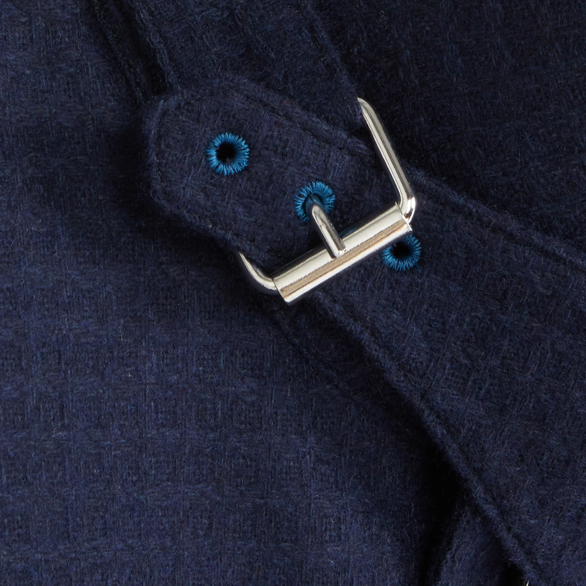 Mens Paul Smith Navy Showerproof Wool Field Jacket - Image 3