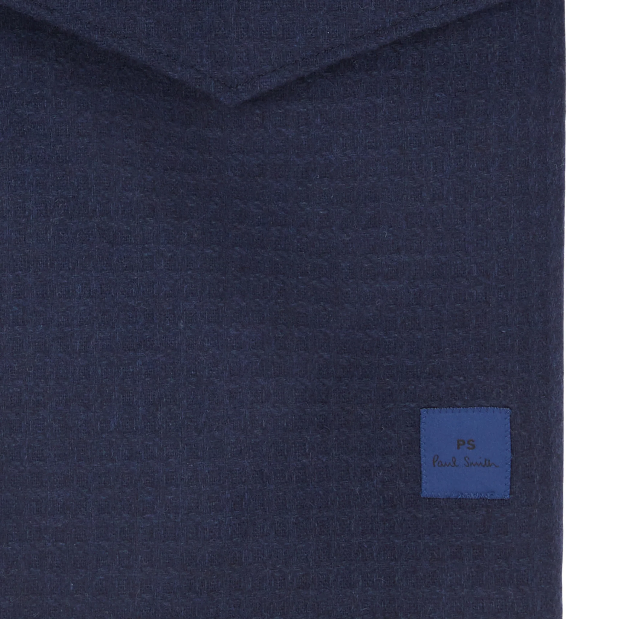 Mens Paul Smith Navy Showerproof Wool Field Jacket - Image 4