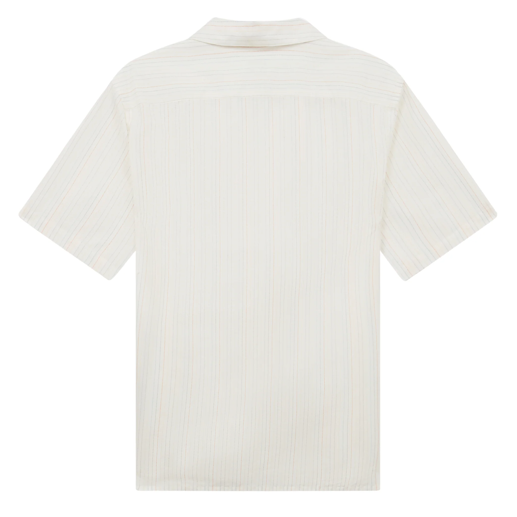 Mens Paul Smith Off White Stripe Casual Fit S/s Shirt - Image 2