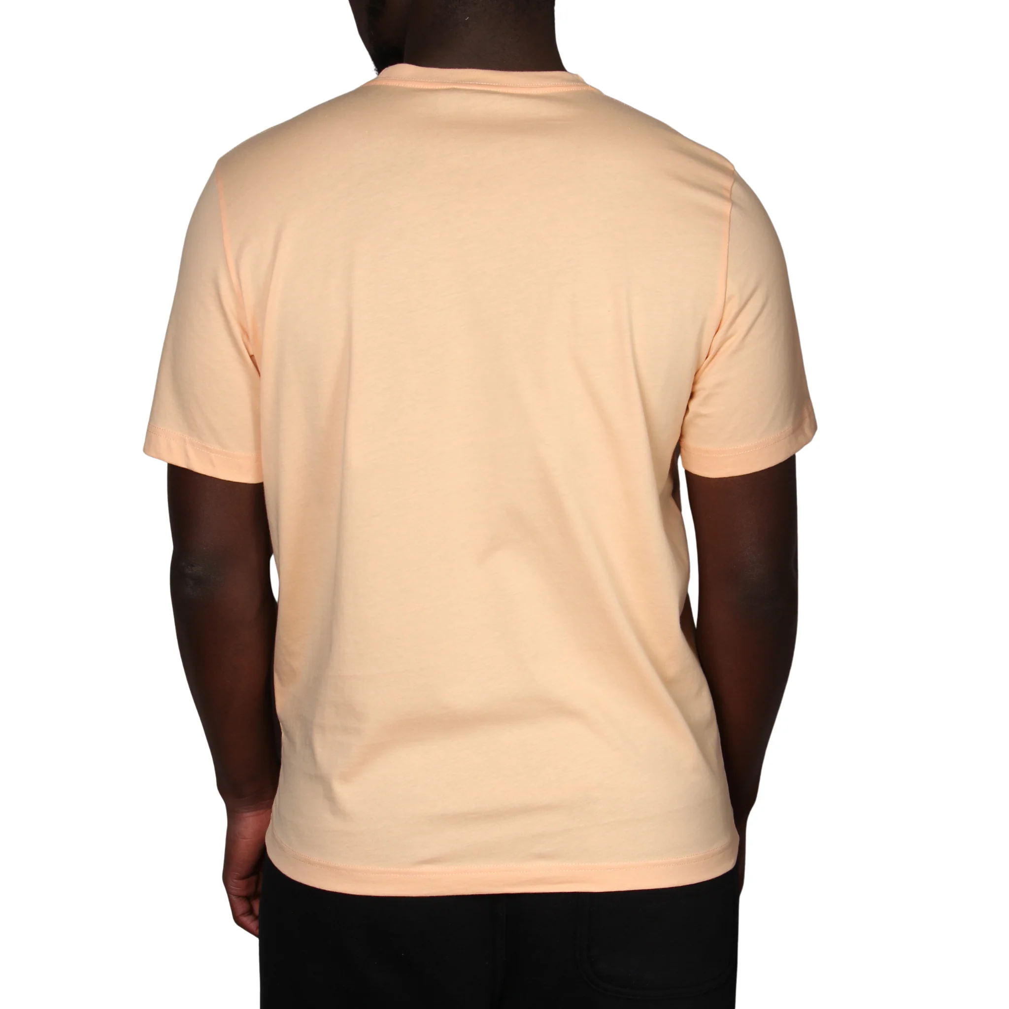 Mens Paul Smith Peach Zebra Badge Reg Fit S/s T Shirt - Image 3