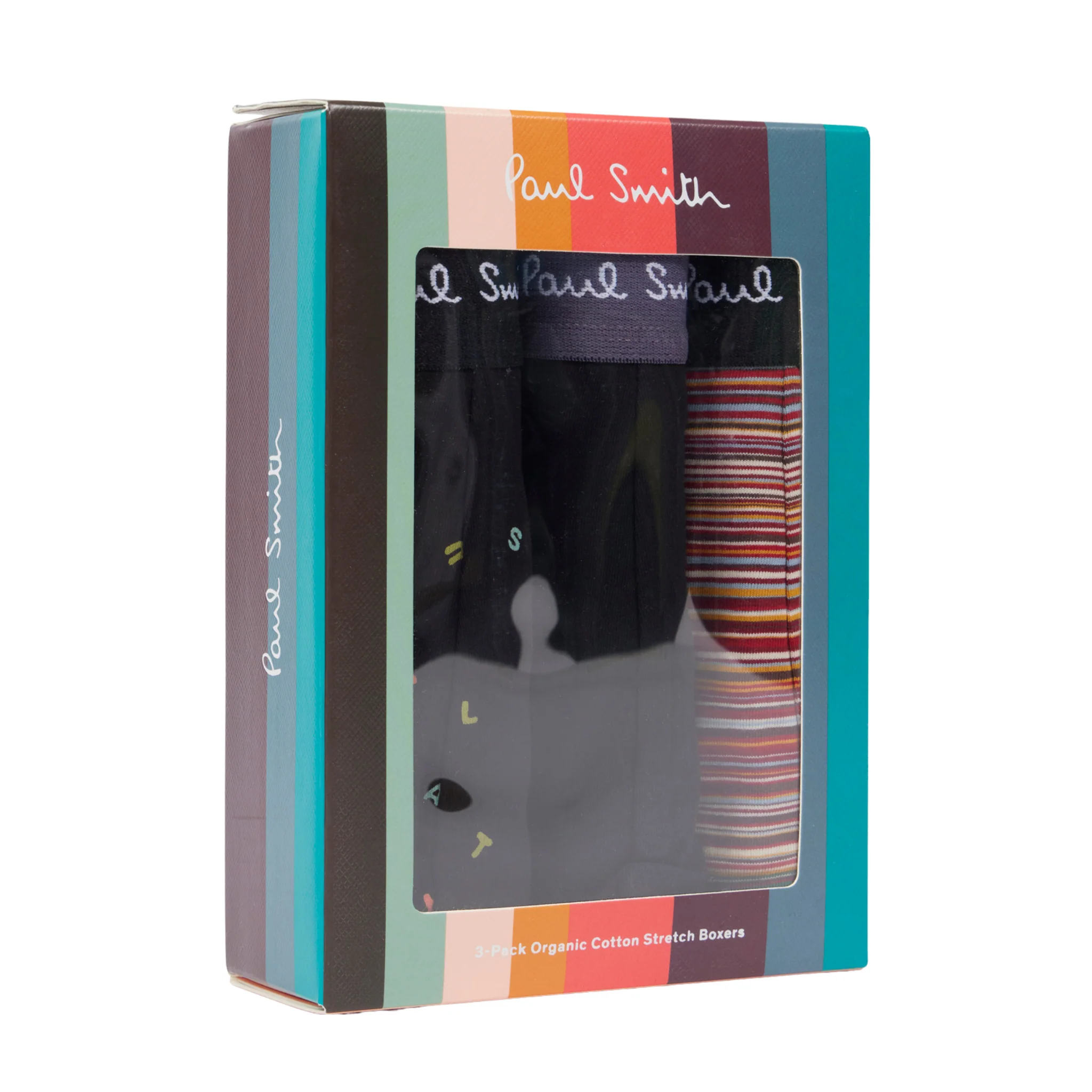 Mens Paul Smith Signature/Black Letters 3PK Trunks - Image 6