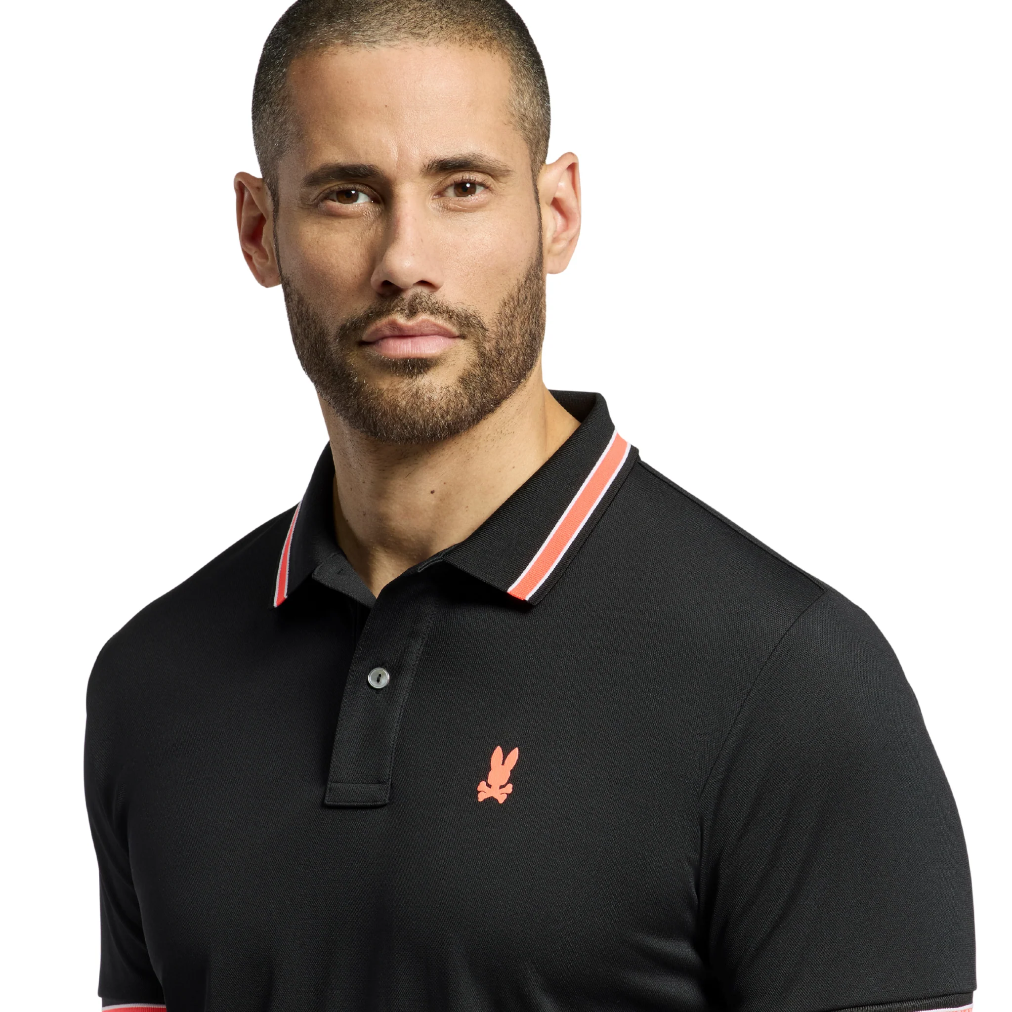 Mens Psycho Bunny Black Forrest Sport Pique S/s Polo - Image 4
