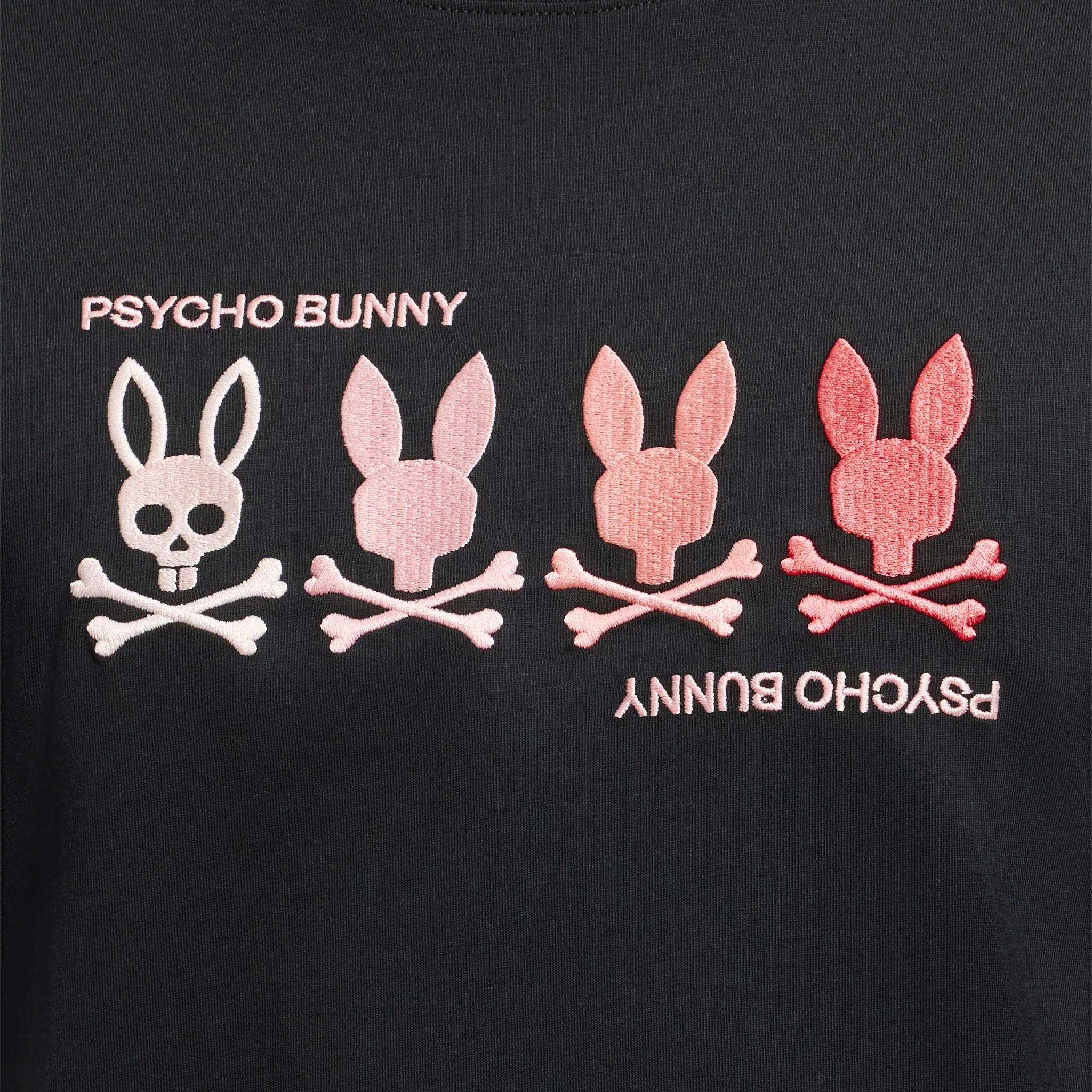 Mens Psycho Bunny Black Oceania Embroidered Graphic S/s T Shirt - Image 3