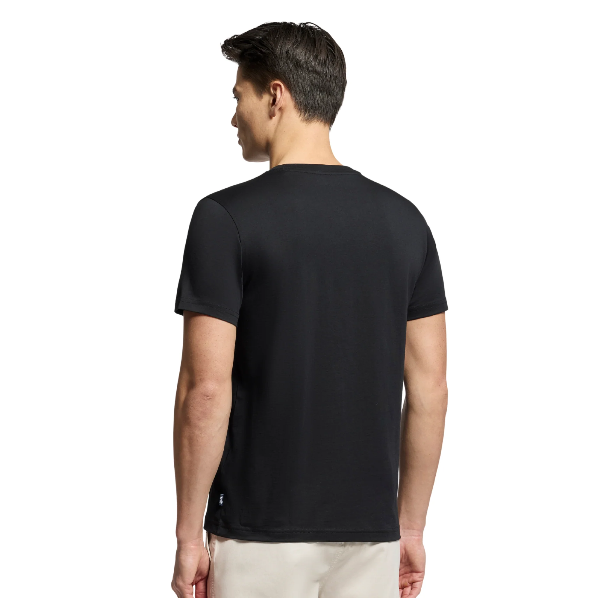 Mens Psycho Bunny Black Oceania Embroidered Graphic S/s T Shirt - Image 4