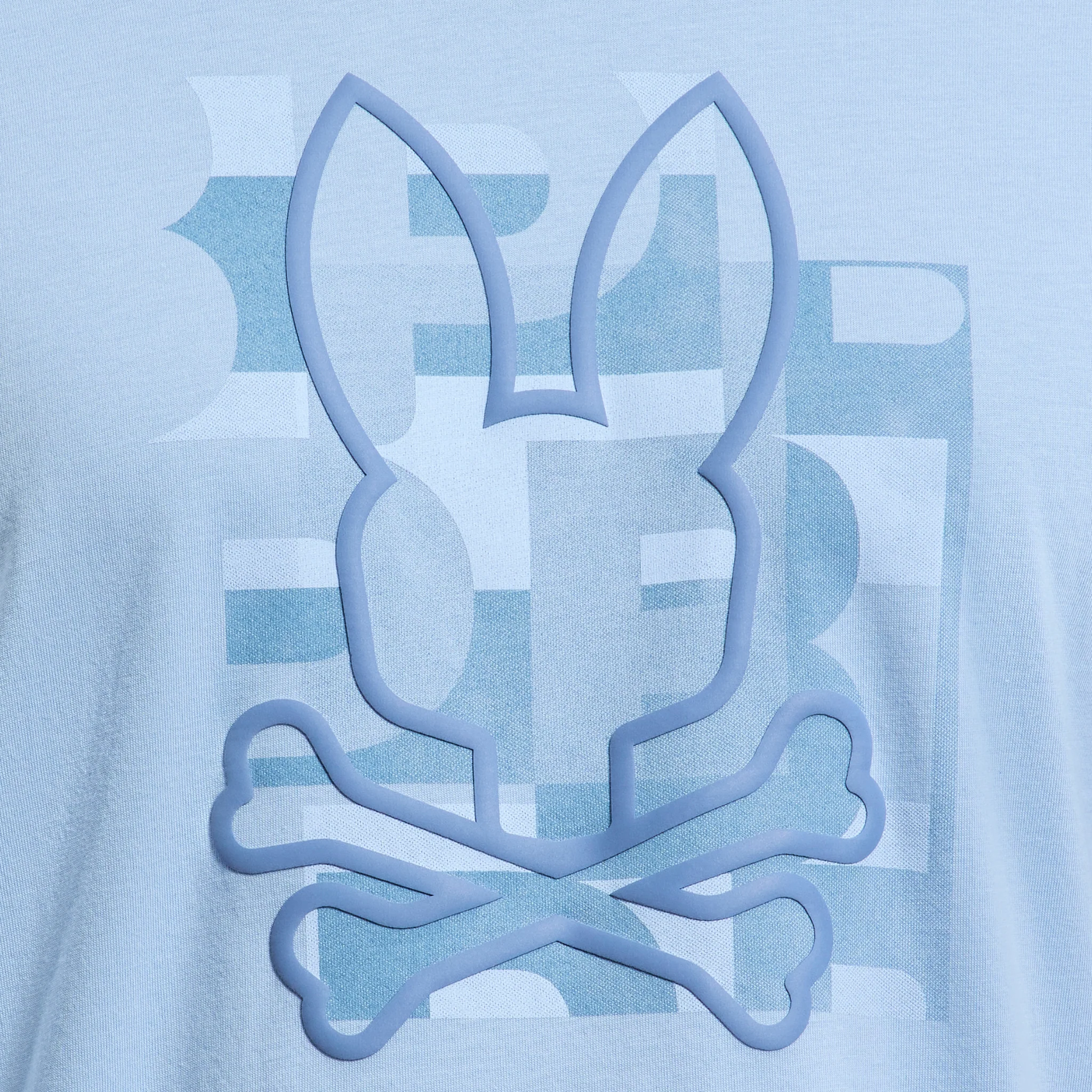 Mens Psycho Bunny Serenity Blue Zealand Graphic S/s T Shirt - Image 3