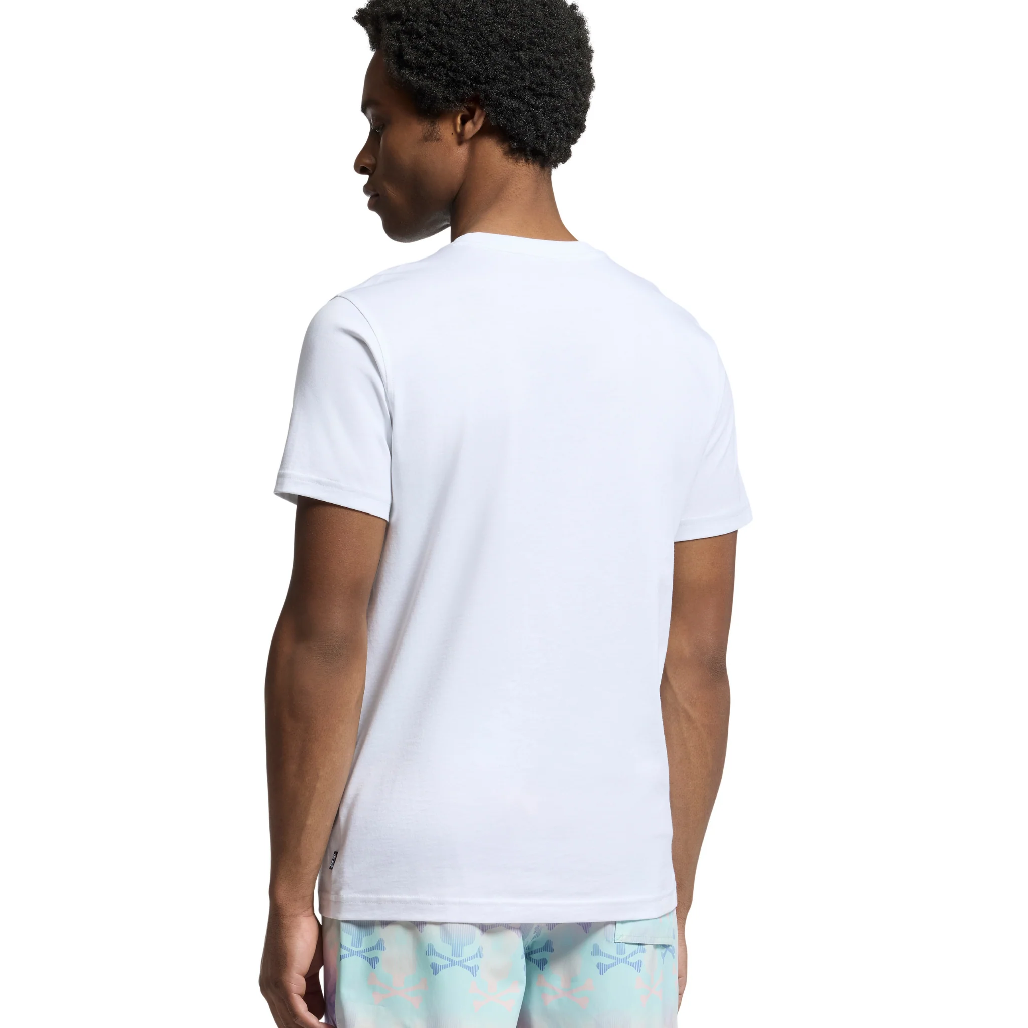 Mens Psycho Bunny White Oceania Embroidered Graphic S/s T Shirt - Image 5