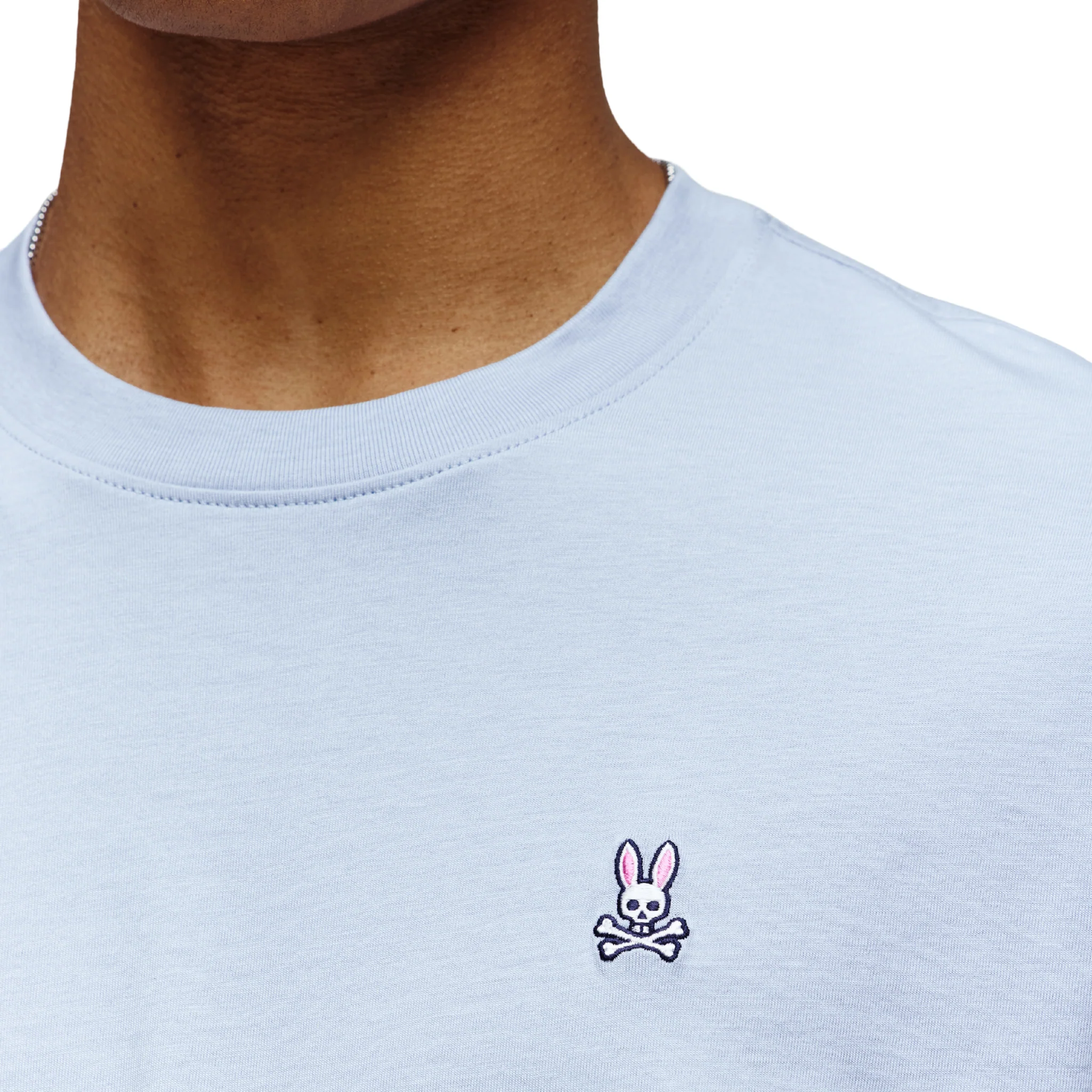 Mens Psycho Bunny Zen Blue Classic S/s T Shirt - Image 2