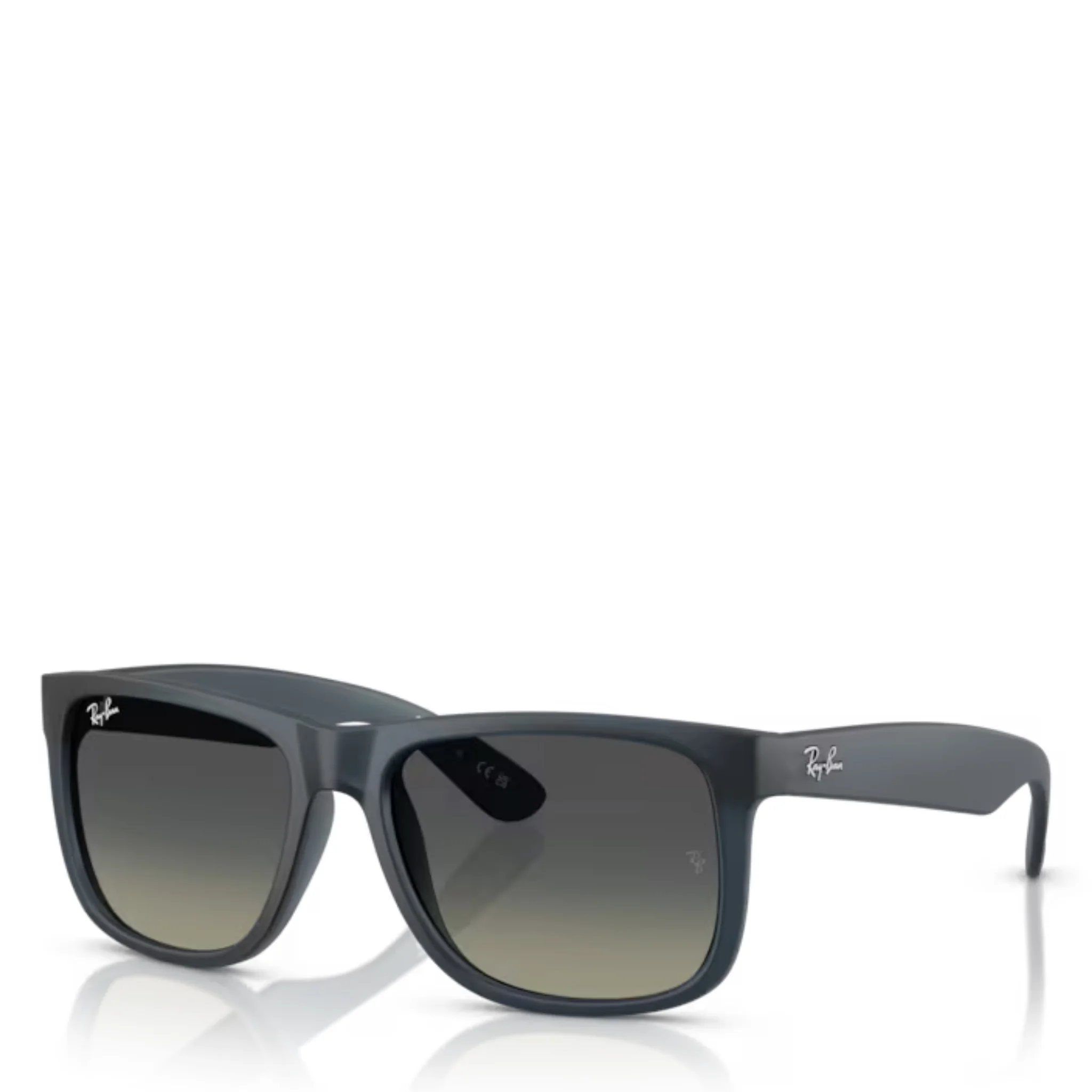 Mens Ray-Ban 681311 Rubber Blue RB4165 Justin Sunglasses - Image 2