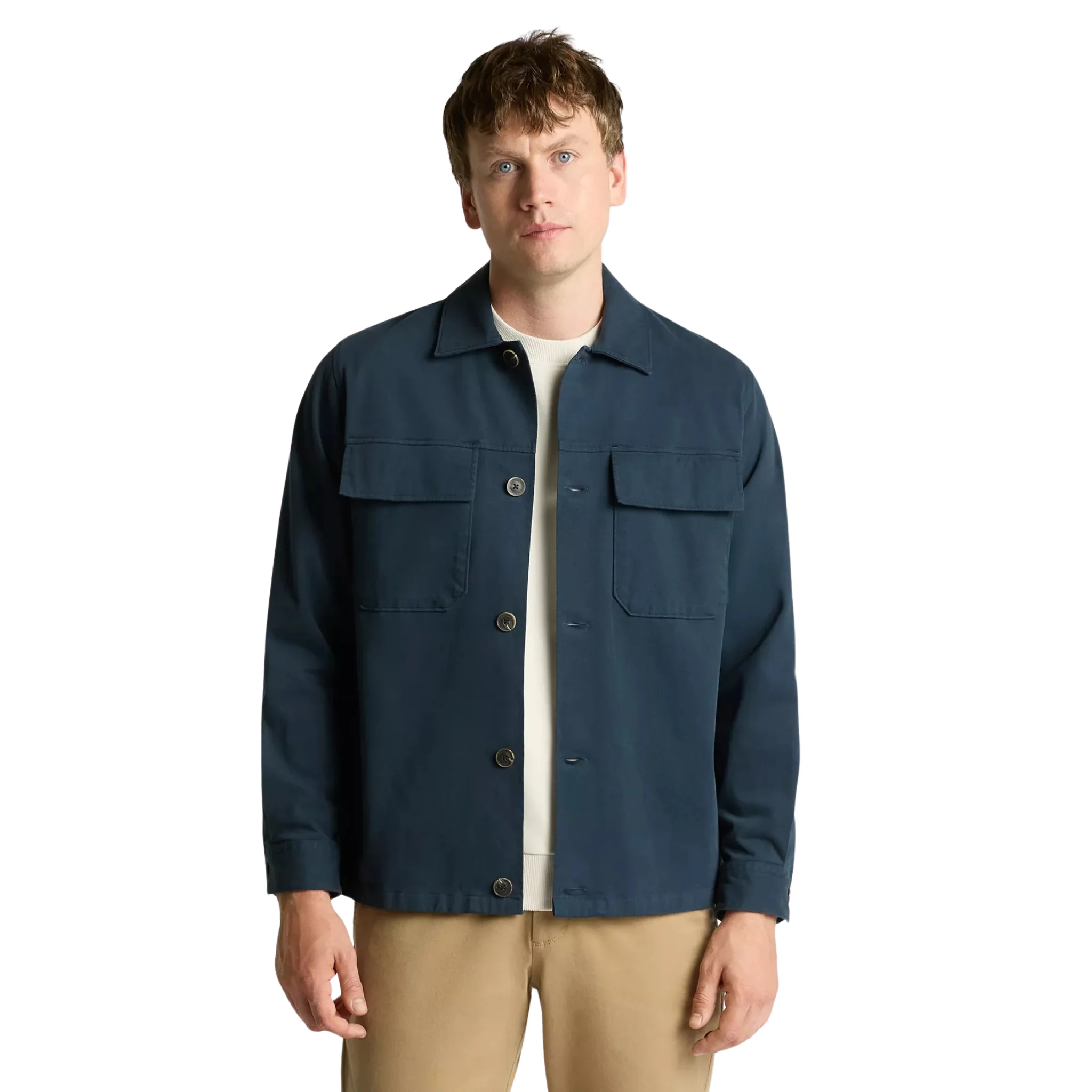 Mens Remus Uomo Dark Blue Paolo Overshirt - Image 2