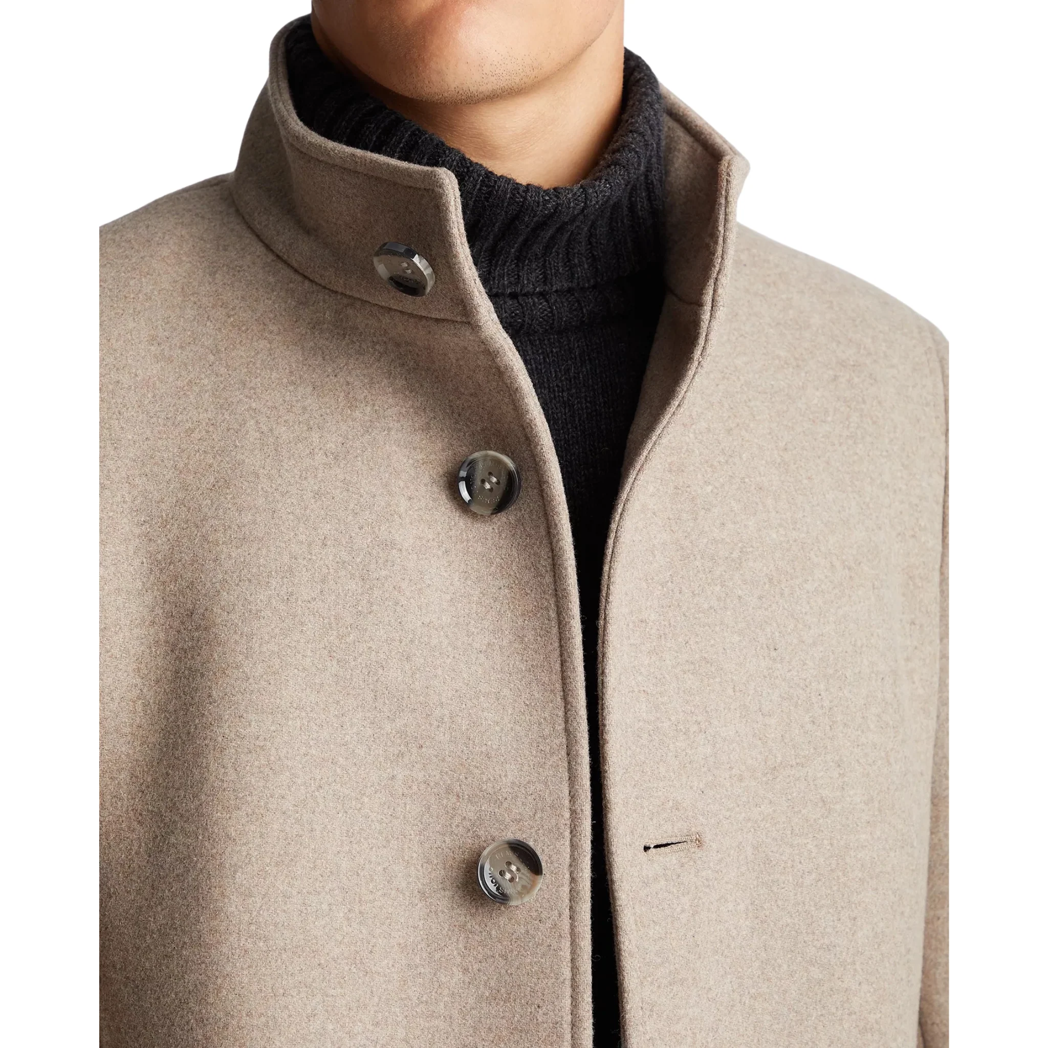 Mens Remus Uomo Fawn Jonah Coat - Image 6