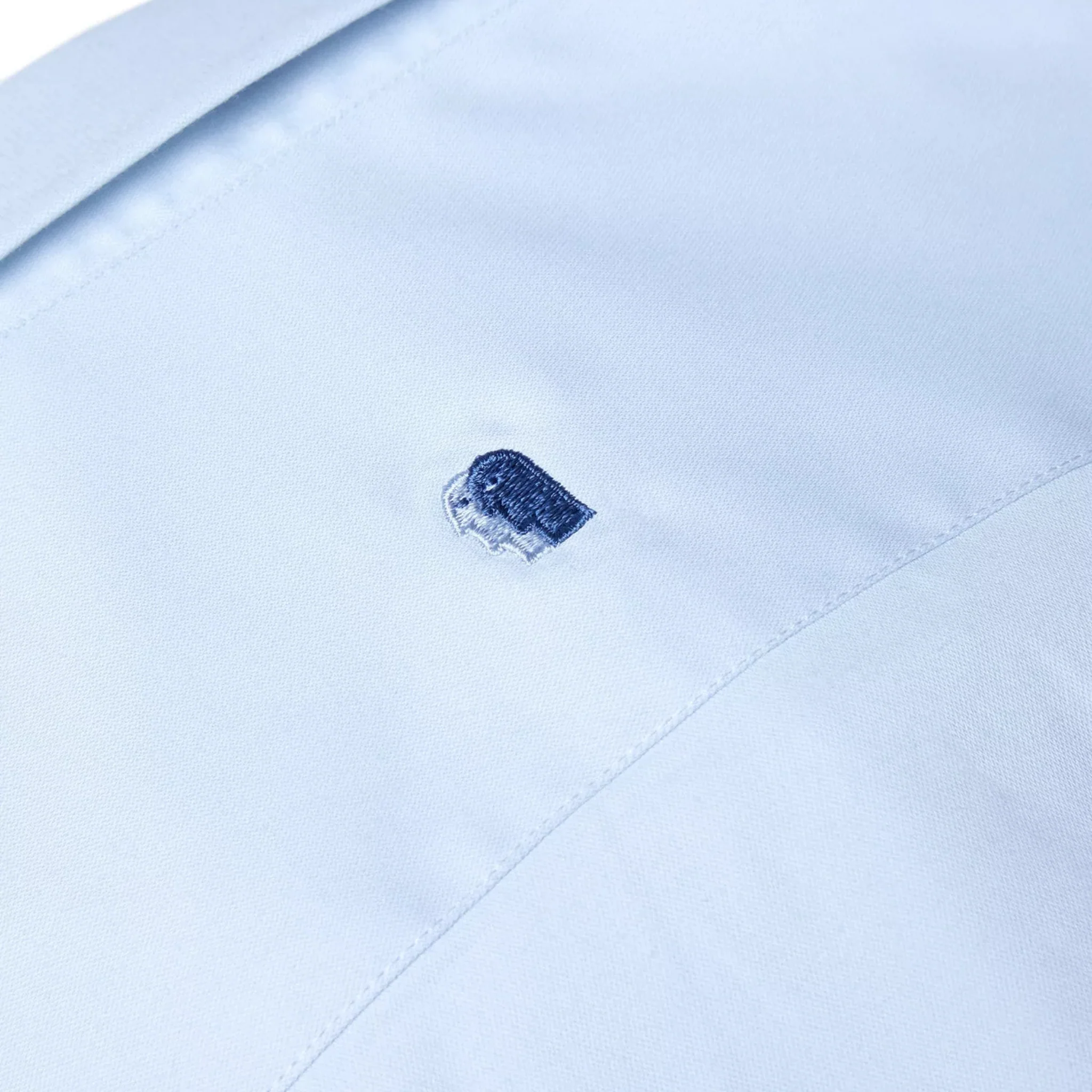 Mens Remus Uomo Light Blue Seville Tapered Fit S/s Shirt - Image 4
