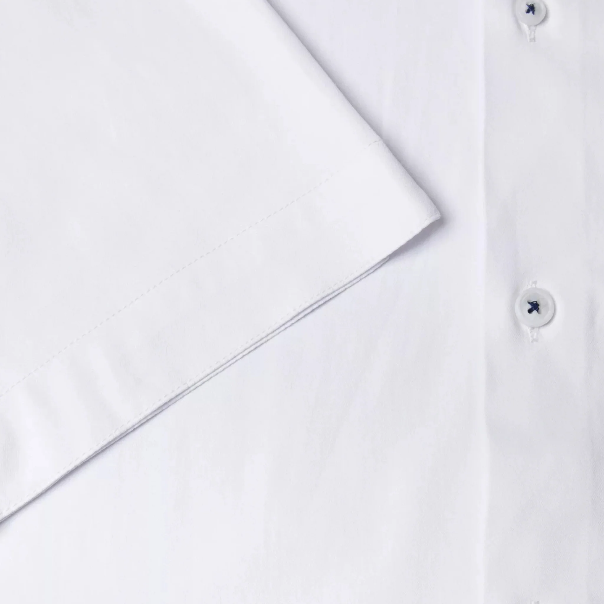 Mens Remus Uomo White Seville Tapered Fit S/s Shirt - Image 4
