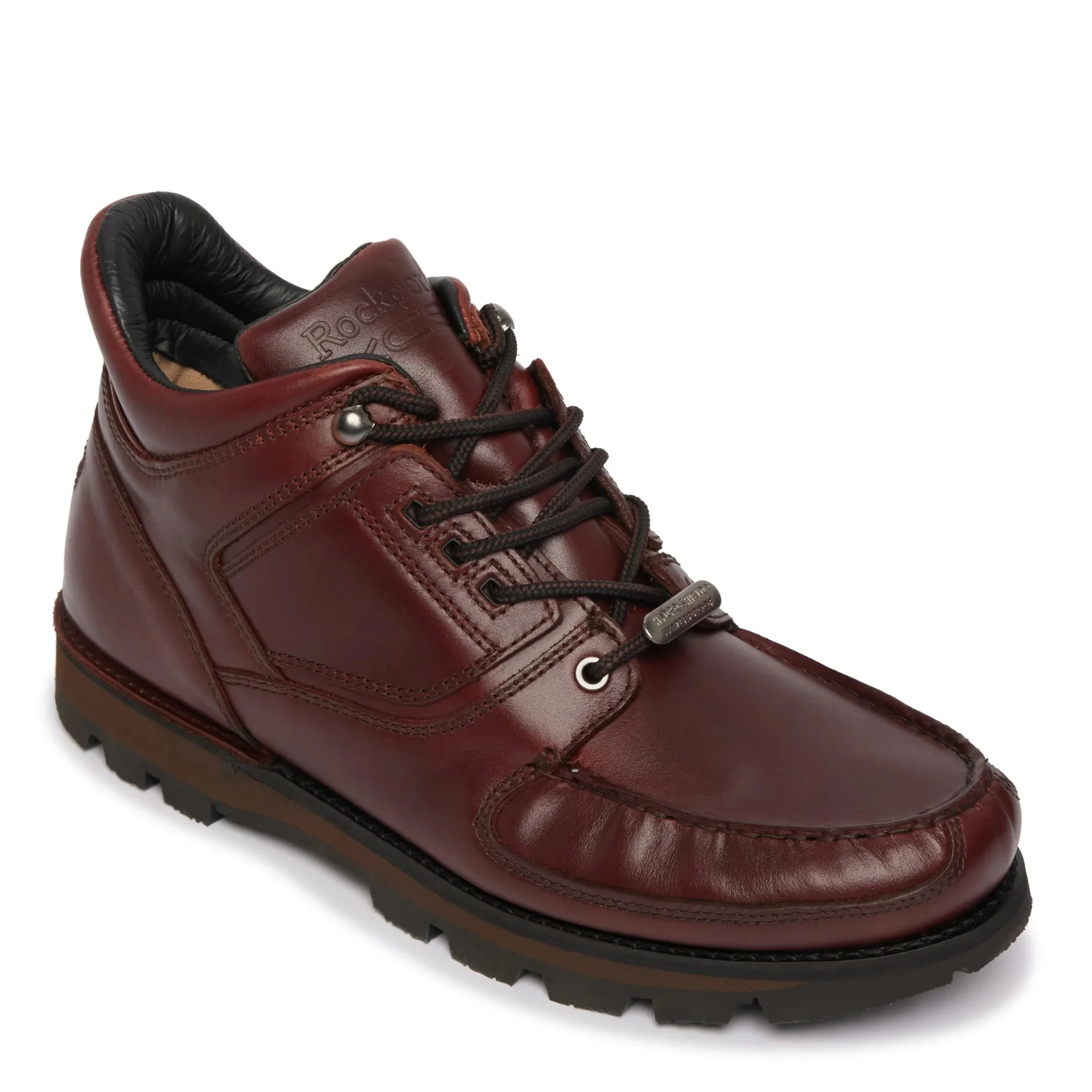 Mens Rockport Cherry Brown Umbwe Hiker Boots - Image 2