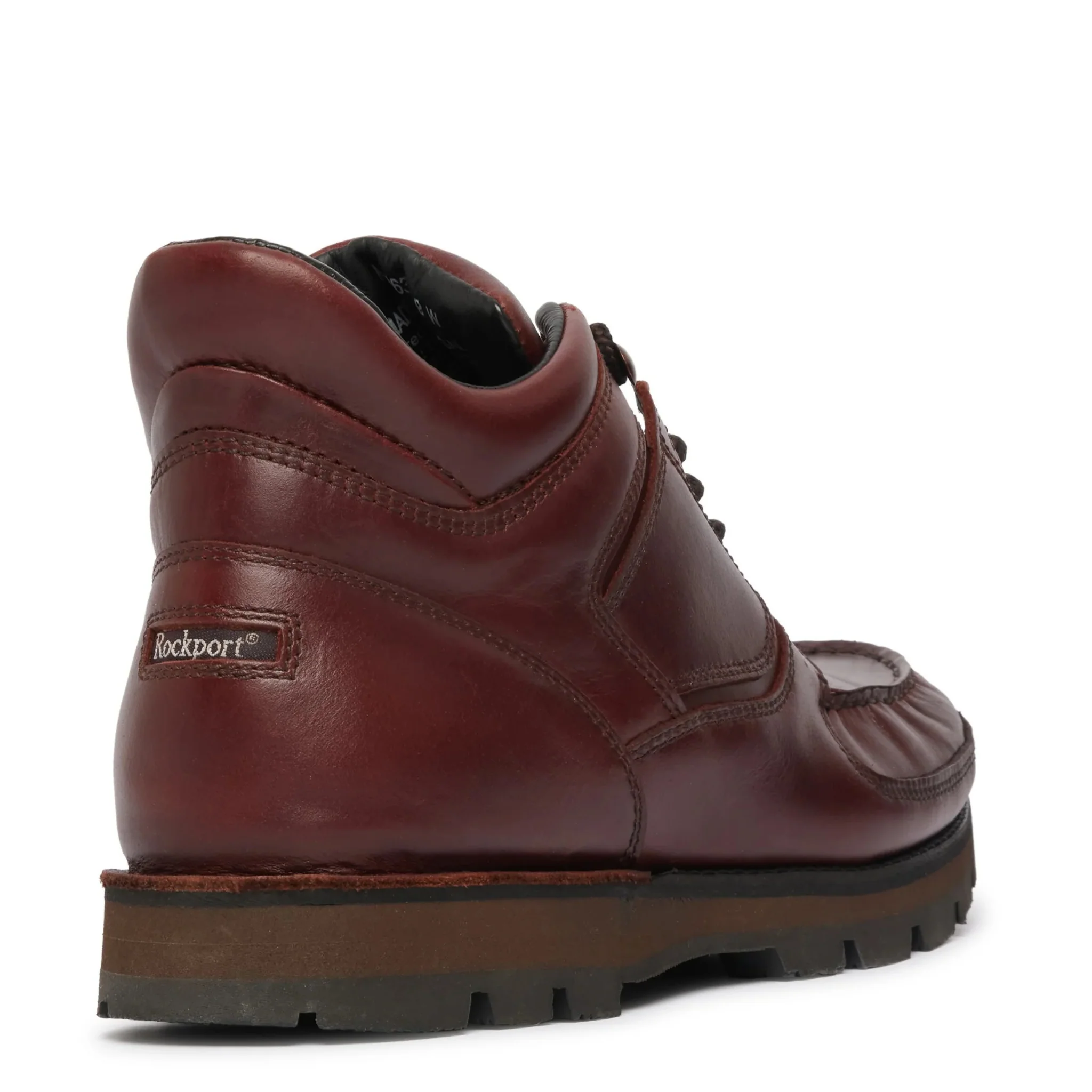 Mens Rockport Cherry Brown Umbwe Hiker Boots - Image 4
