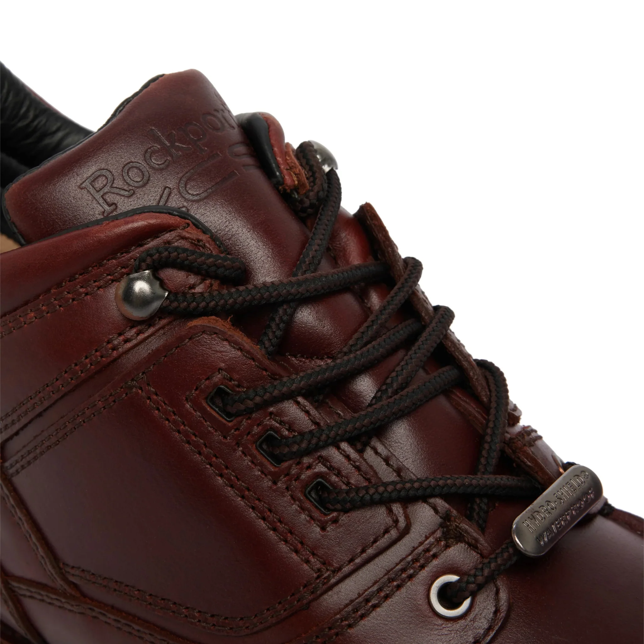 Mens Rockport Cherry Brown Umbwe Hiker Boots - Image 5