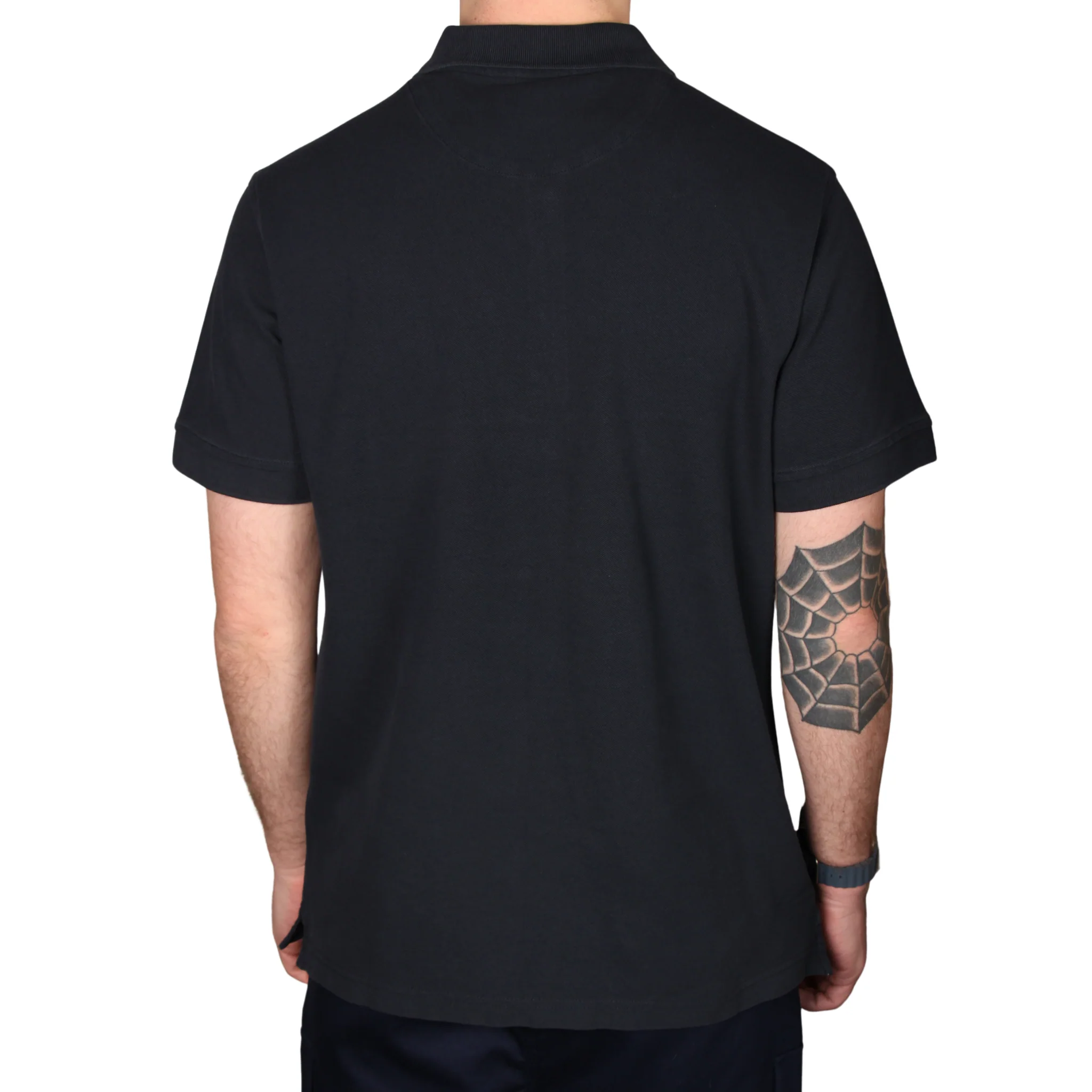 Mens Rockport Navy Cobb Insert Logo Panel S/s Polo Shirt - Image 2
