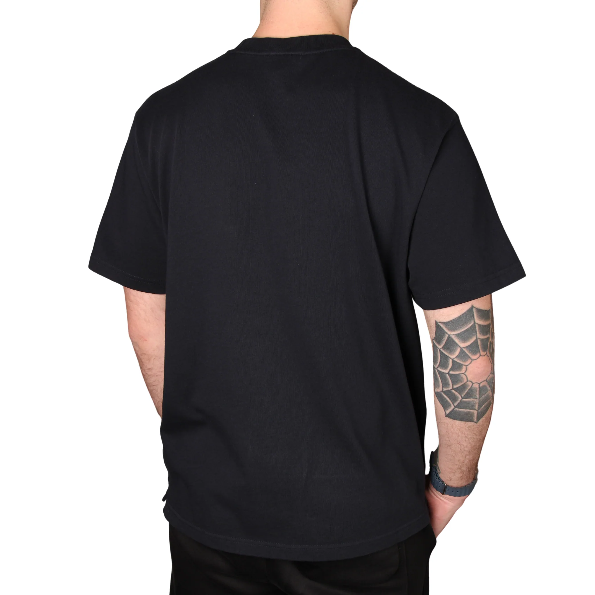 Mens Rockport Navy Highland Front Logo Washed S/s T Shirt - Image 3