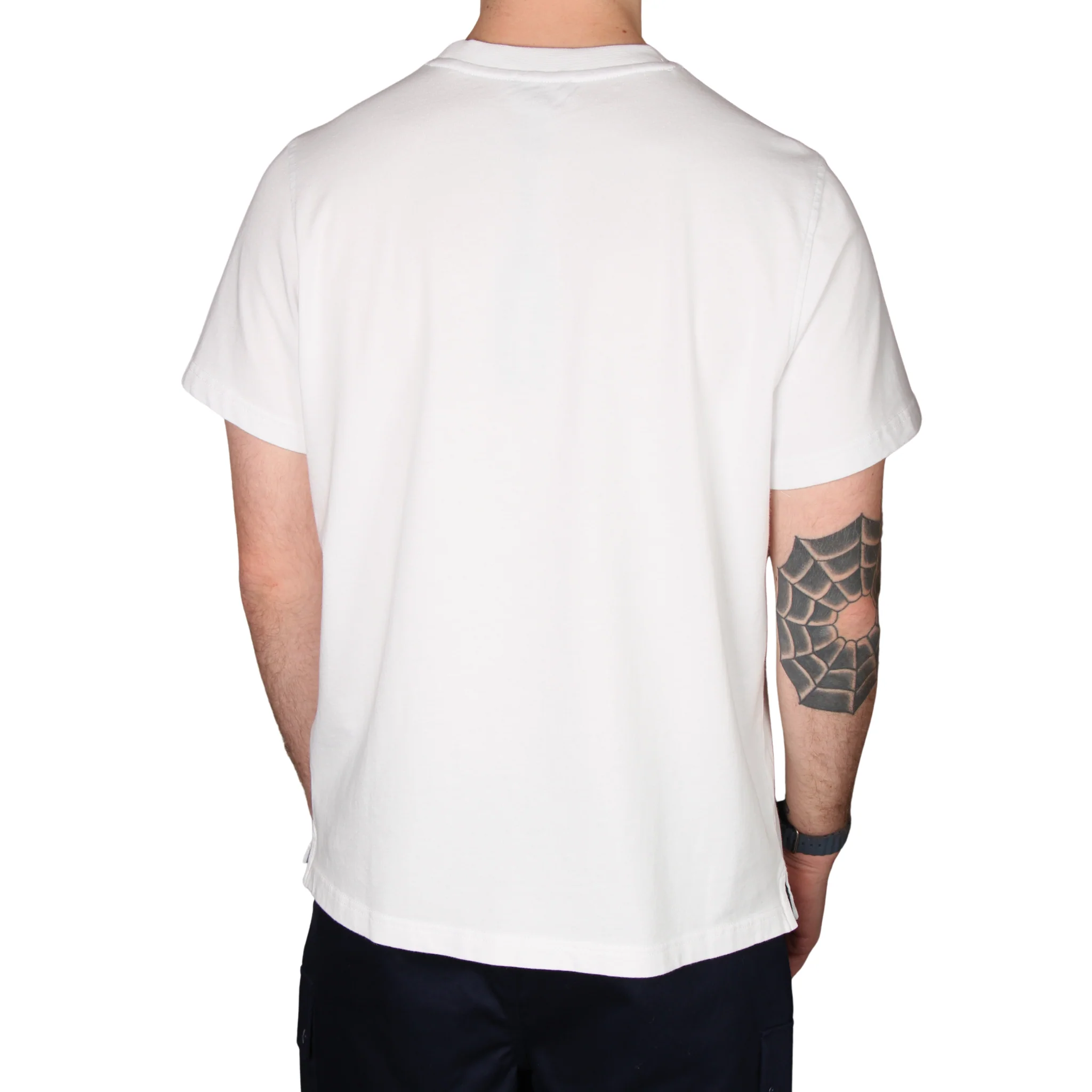 Mens Rockport White Hampshire Block Print S/s T Shirt - Image 2