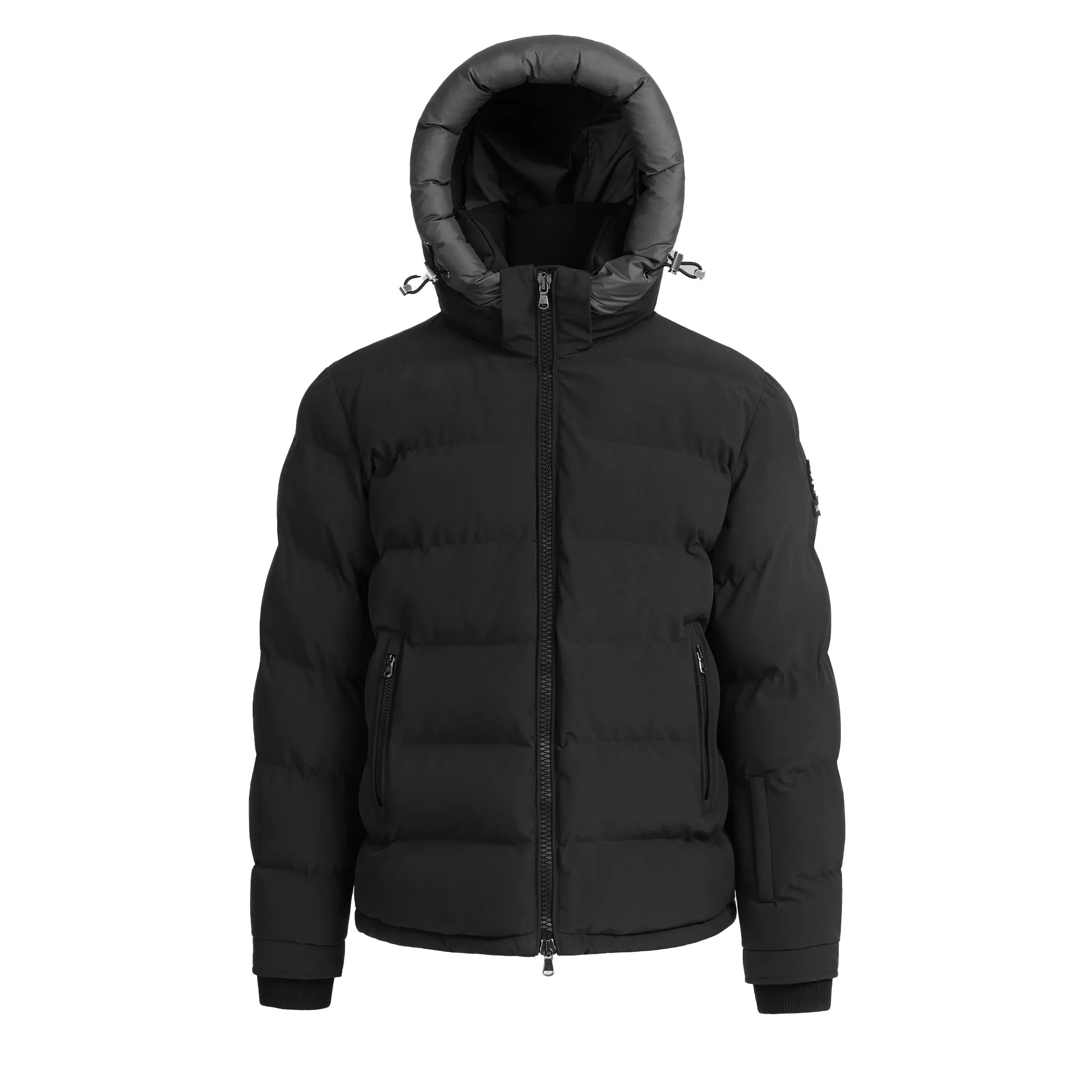 Mens Sandbanks Black Banks Padded Jacket - Image 2