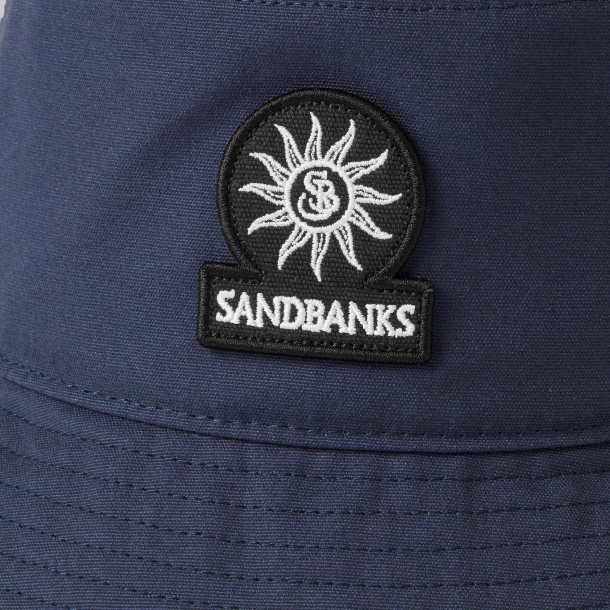 Mens Sandbanks Navy Bucket Hat - Image 3