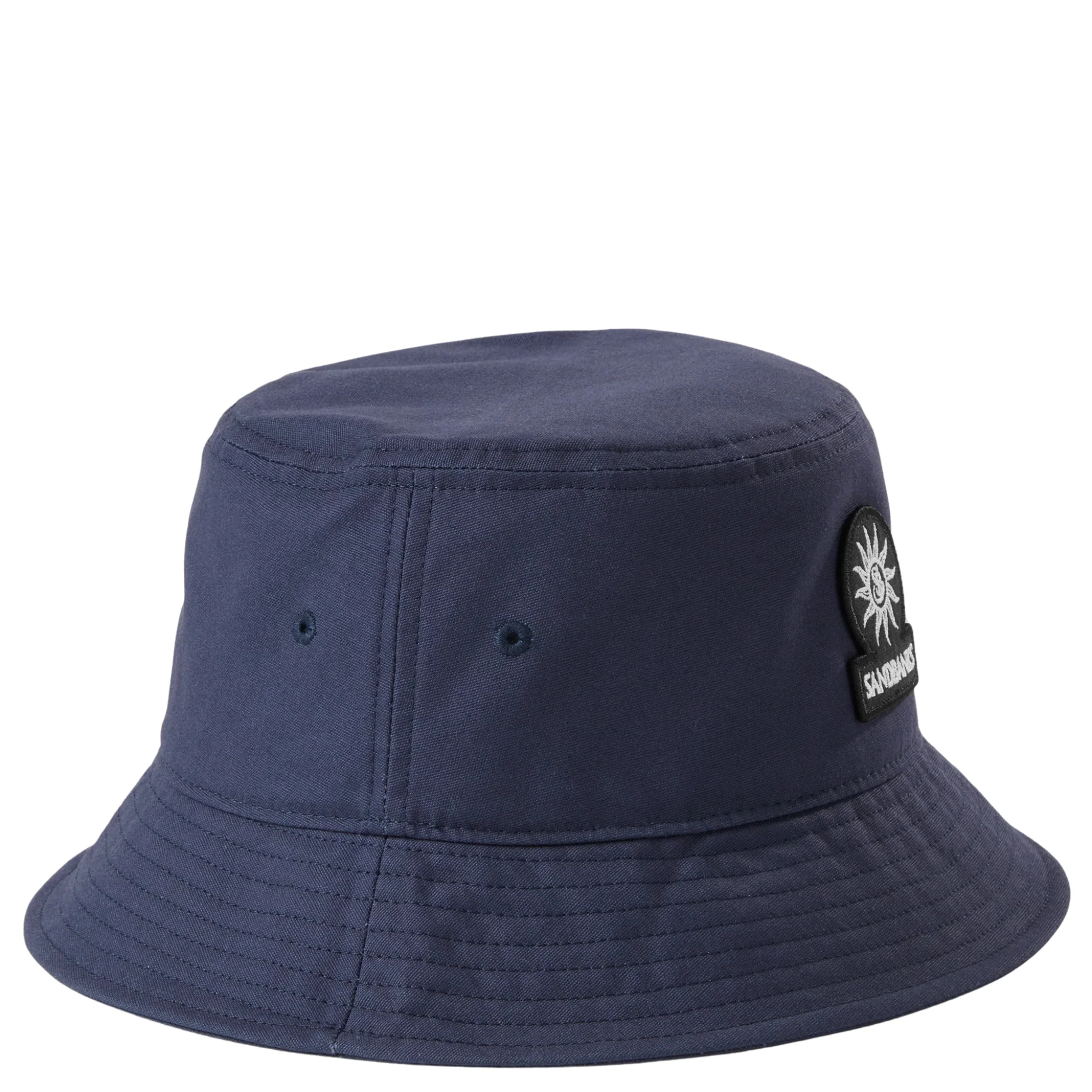 Mens Sandbanks Navy Bucket Hat - Image 4