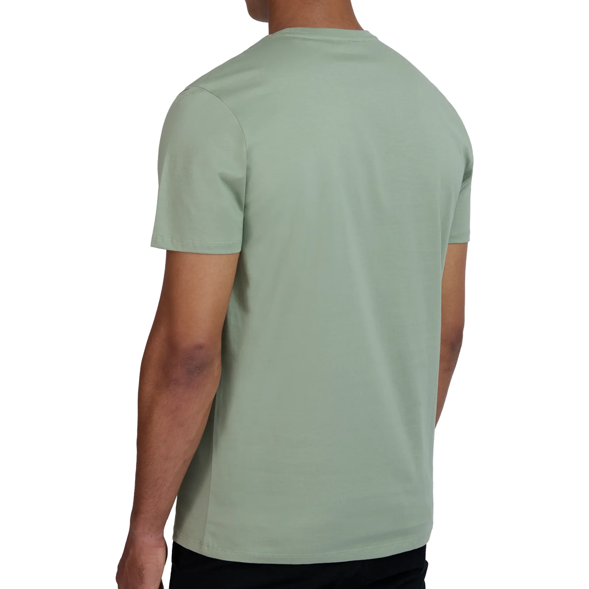 Mens Sandbanks Sage Badge Logo S/s T Shirt - Image 4