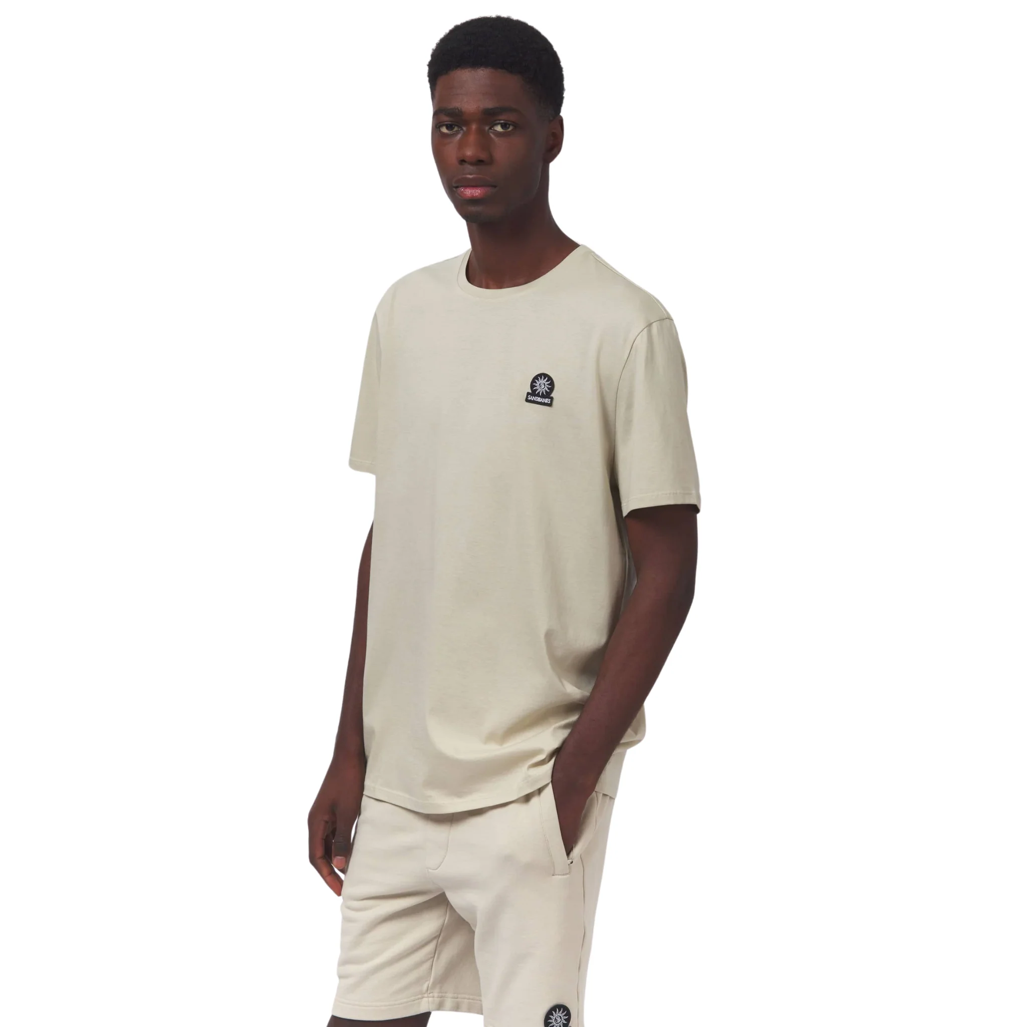 Mens Sandbanks Stone Badge Logo S/s T Shirt - Image 5