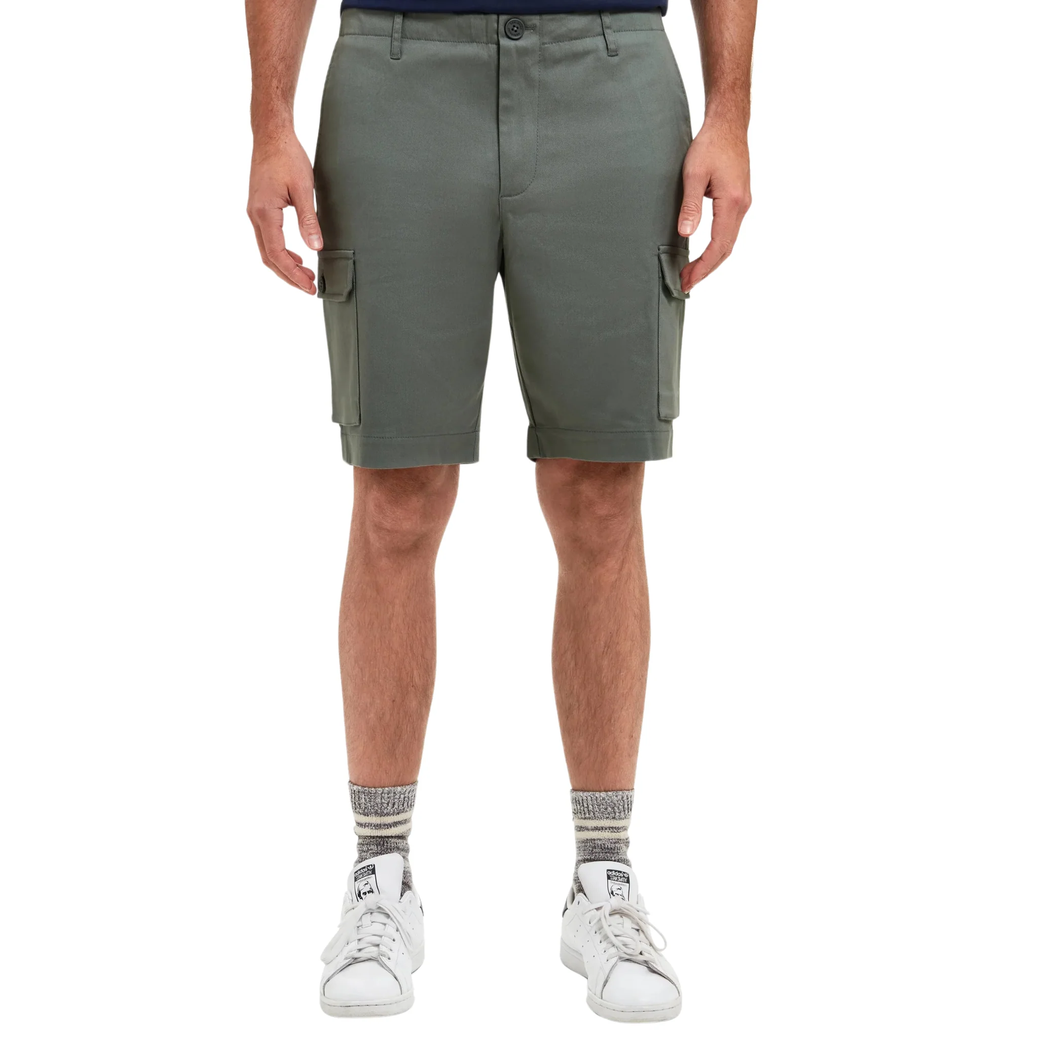 Mens Sealskinz Green Brampton Cargo Shorts - Image 2