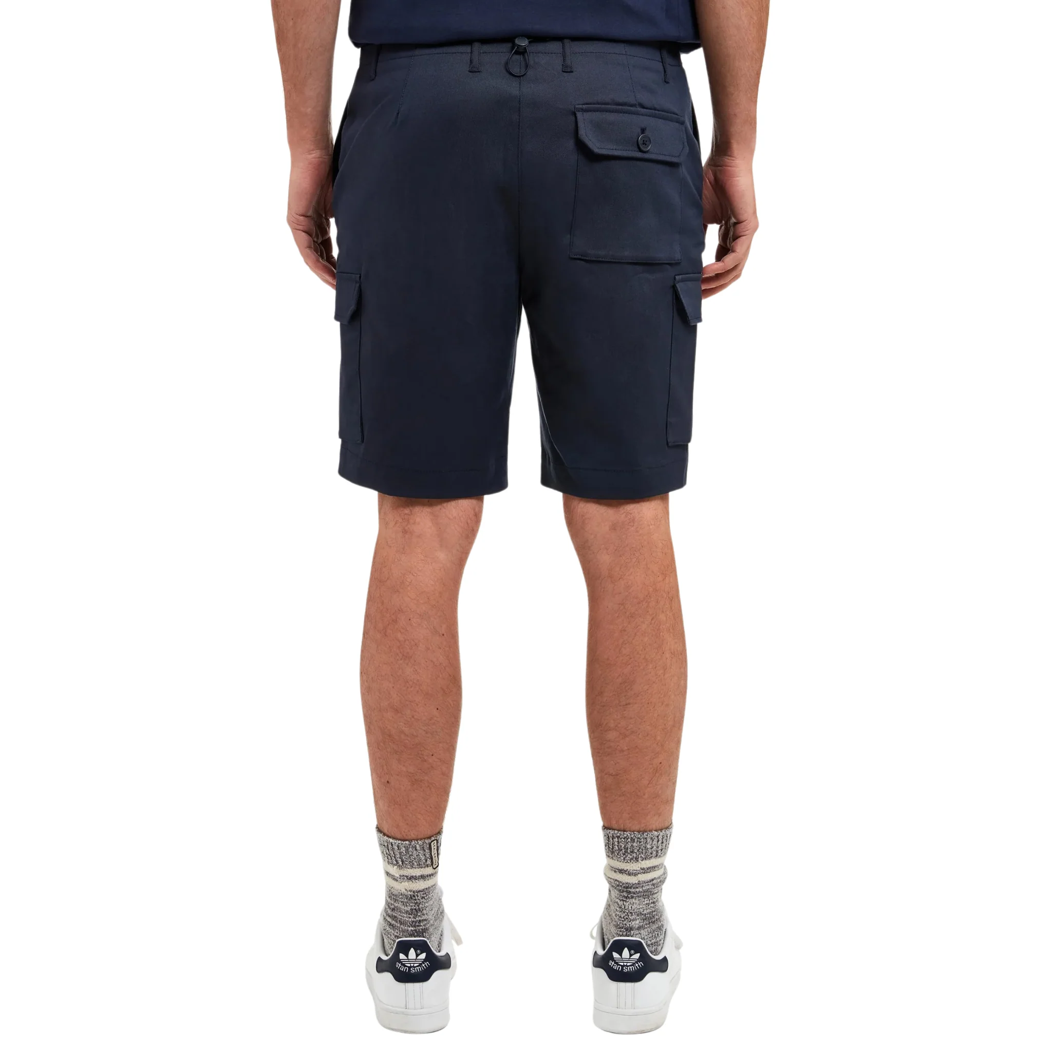 Mens Sealskinz Navy Brampton Cargo Shorts - Image 3