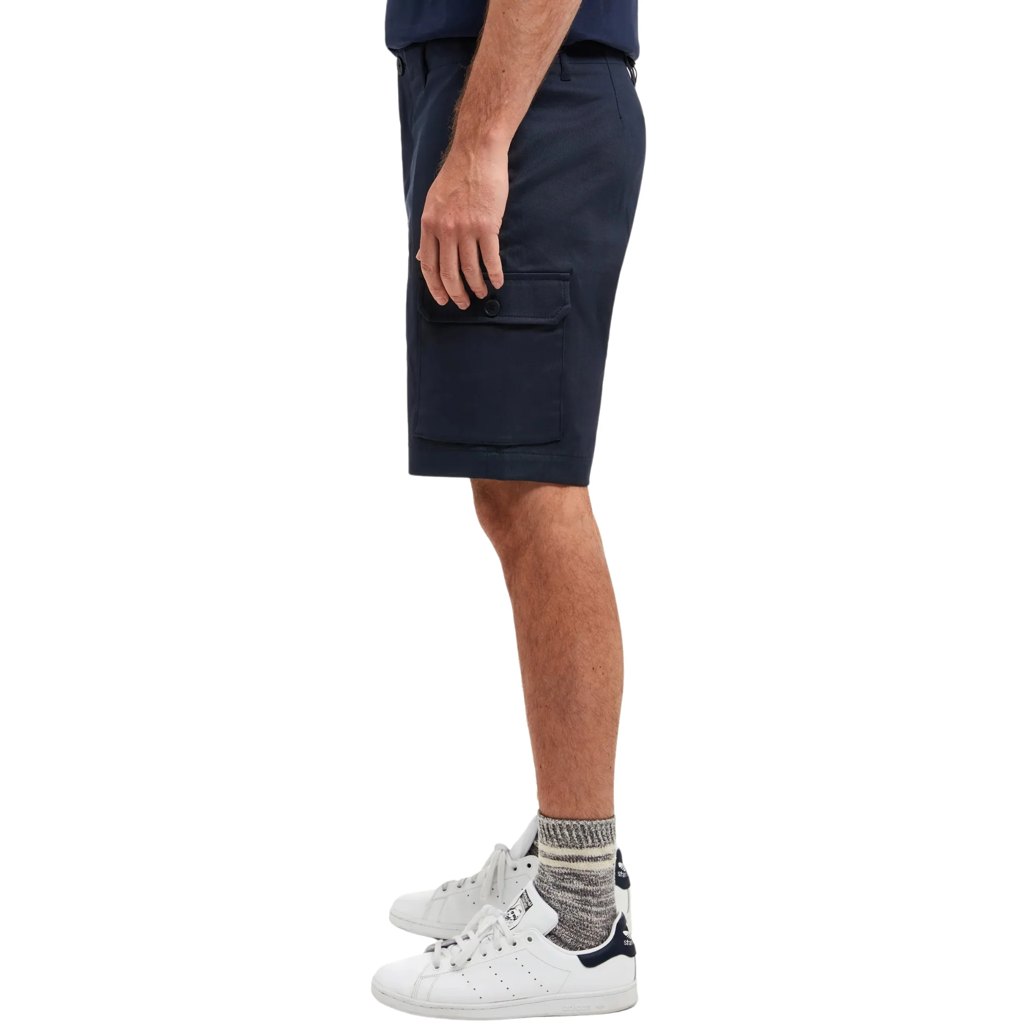 Mens Sealskinz Navy Brampton Cargo Shorts - Image 6