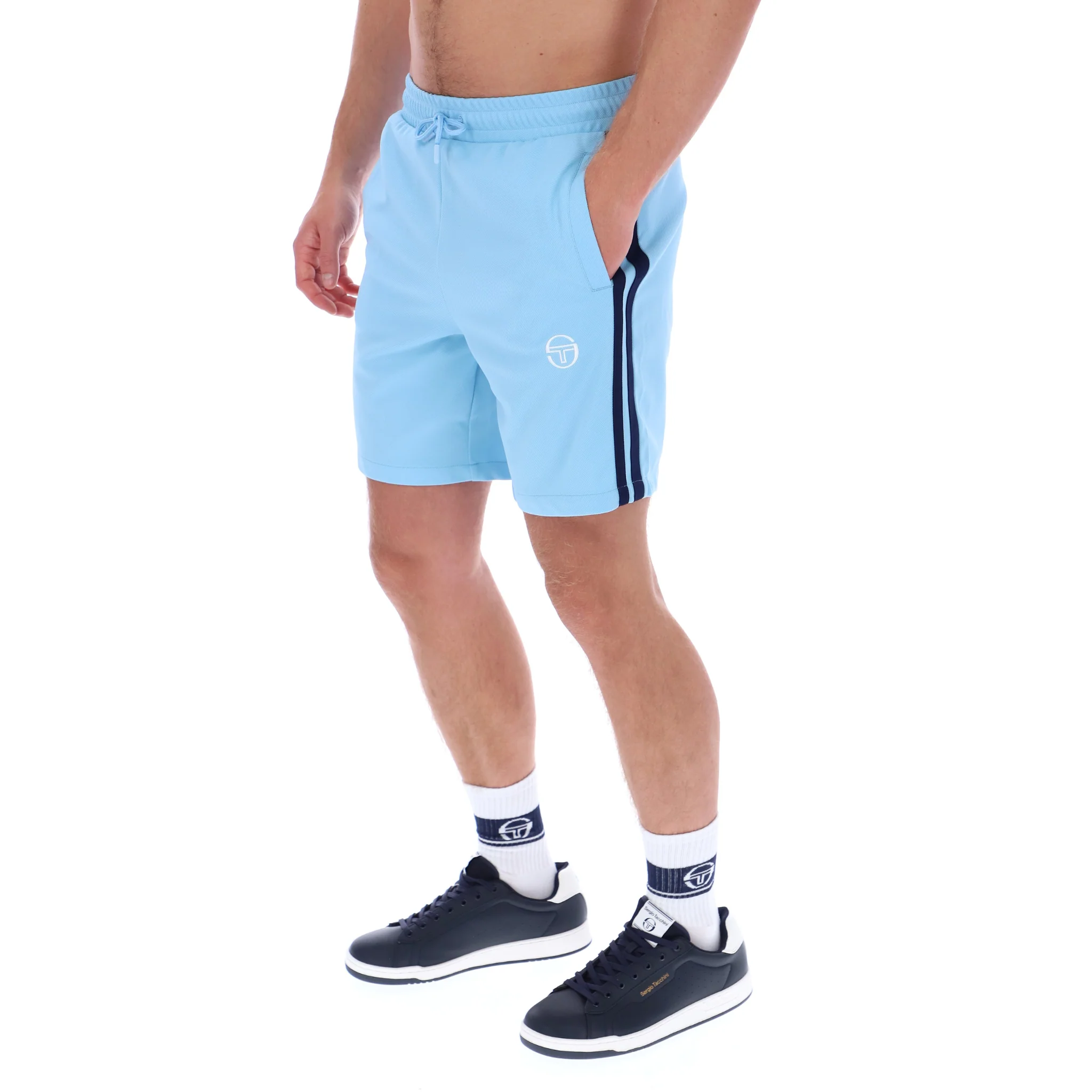 Mens Sergio Tacchini Baltic Sea/Maritime Blue Pietrapertosa Shorts - Image 2