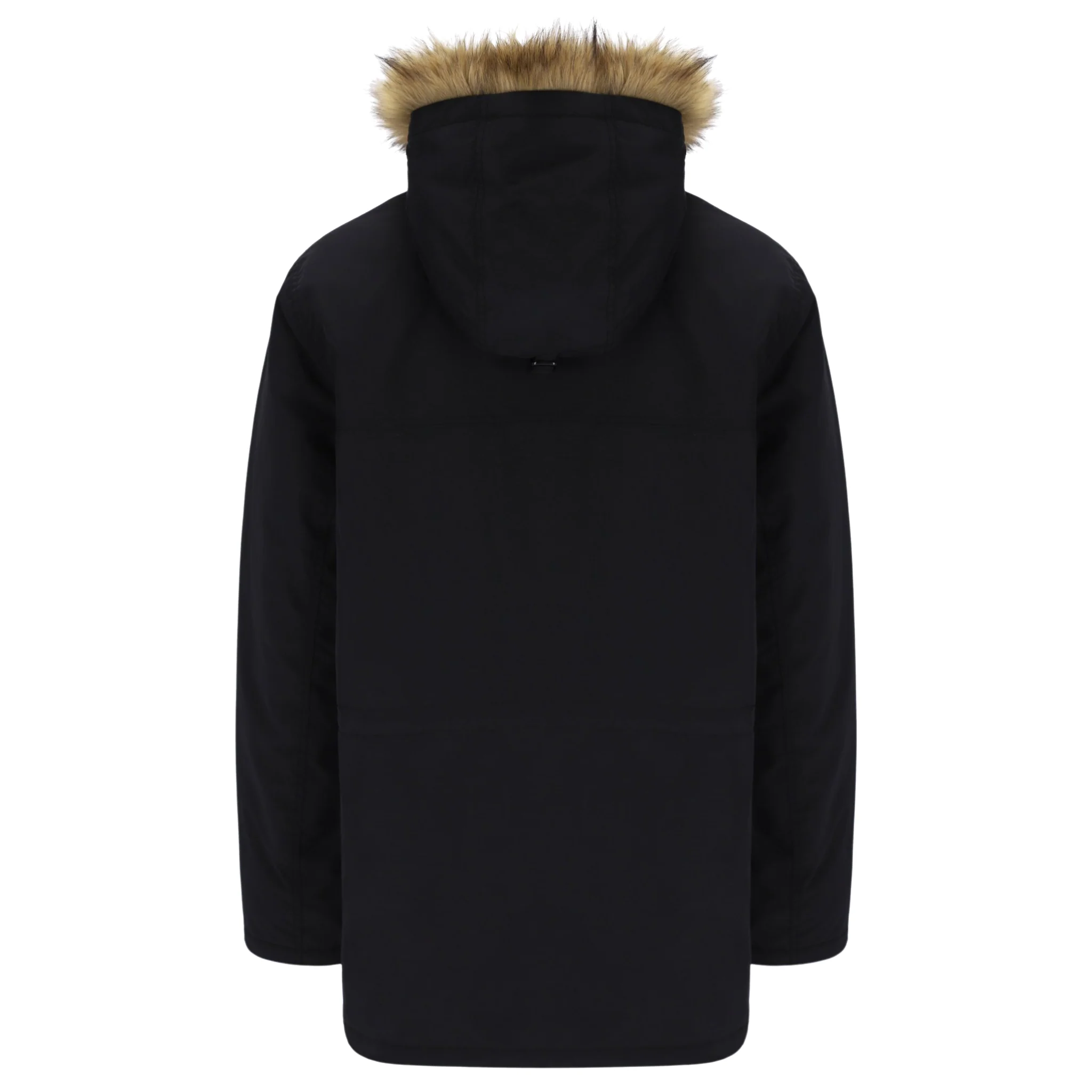 Mens Sergio Tacchini Black Budge Parka Coat - Image 3