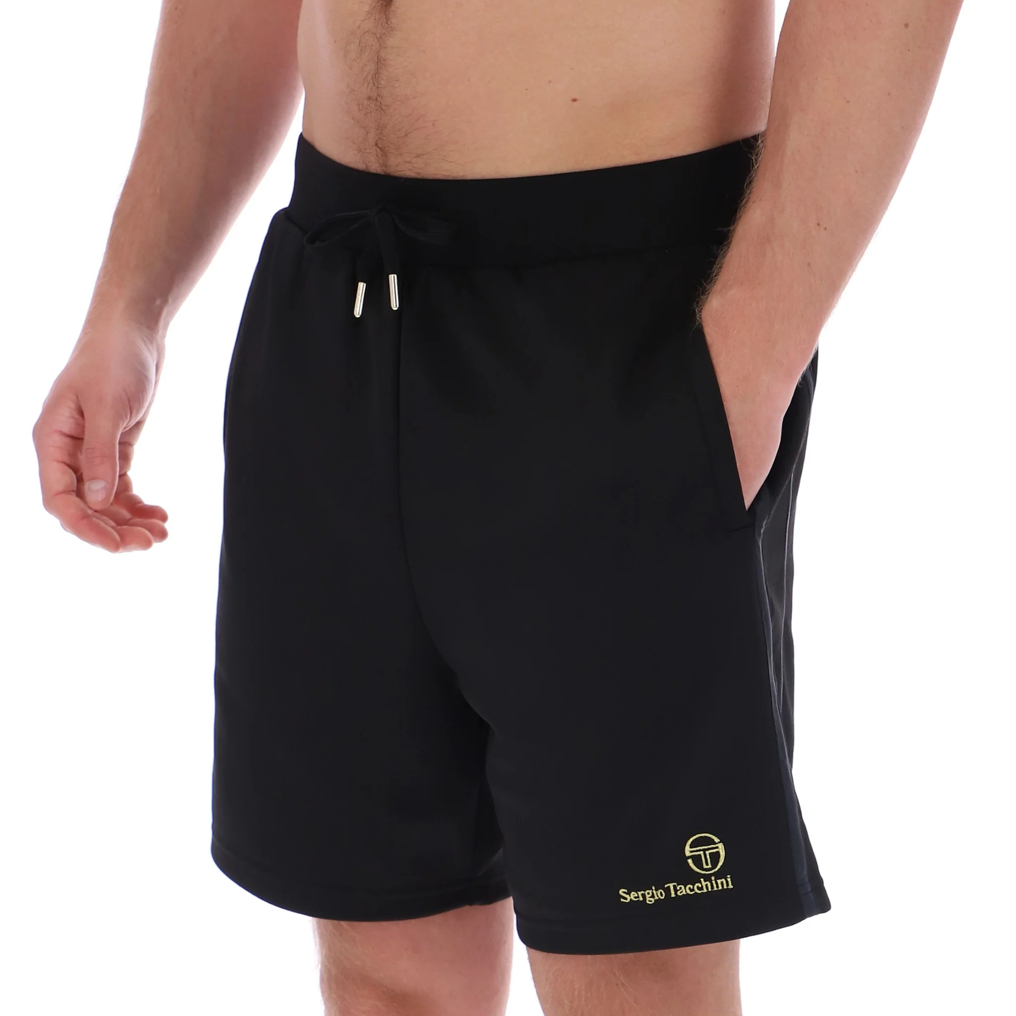 Mens Sergio Tacchini Black Cassio Shorts - Image 3