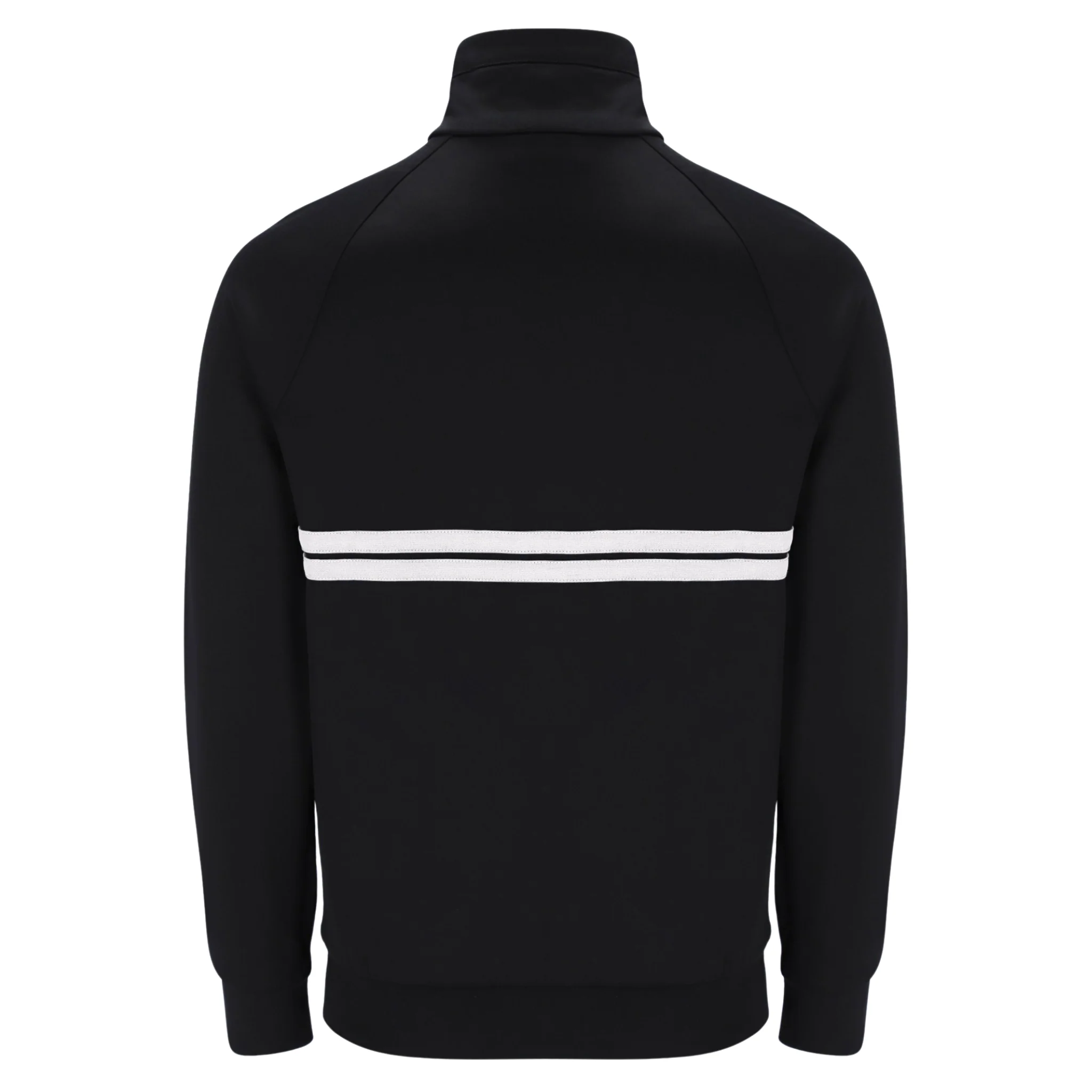 Mens Sergio Tacchini Black/White New Dallas Track Top - Image 2