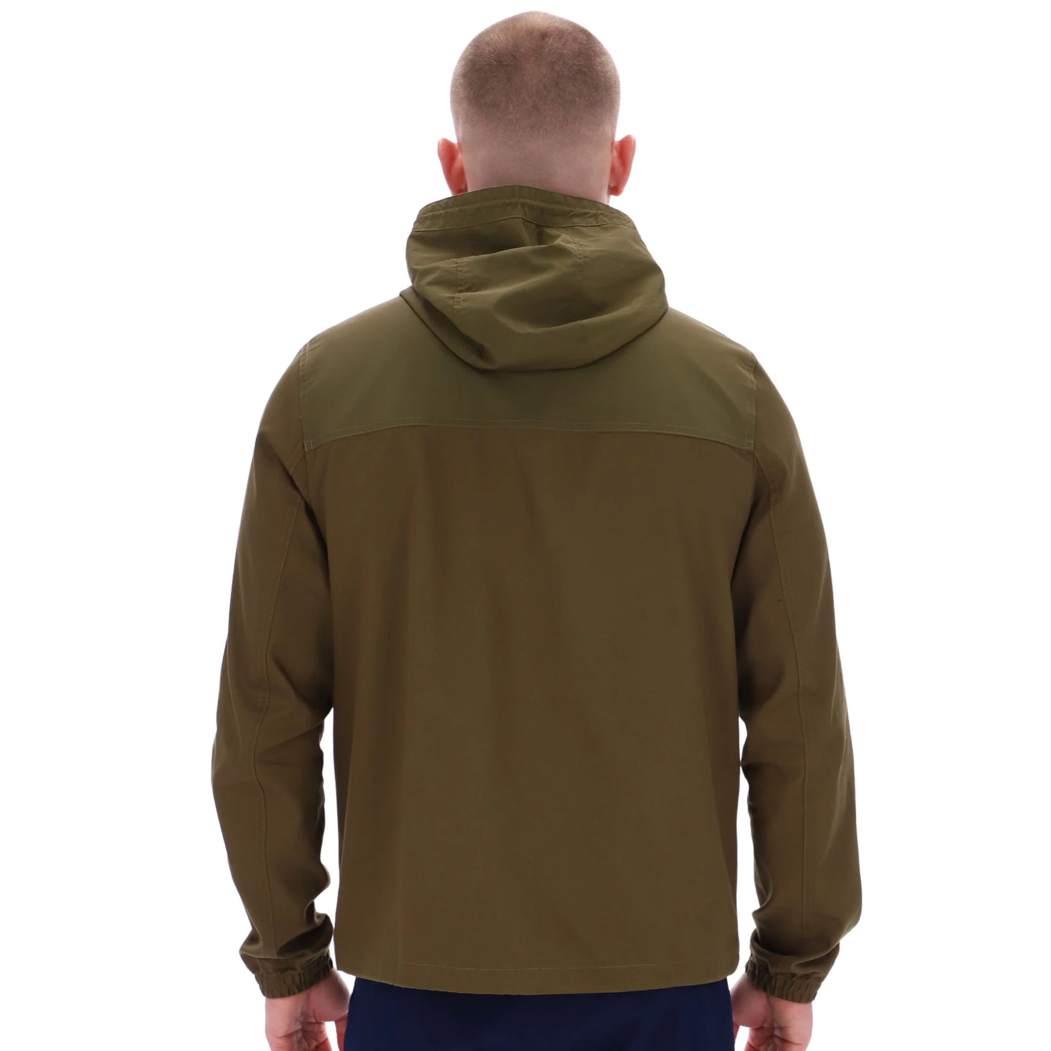 Mens Sergio Tacchini Dark Olive Calisti Hooded Jacket - Image 2