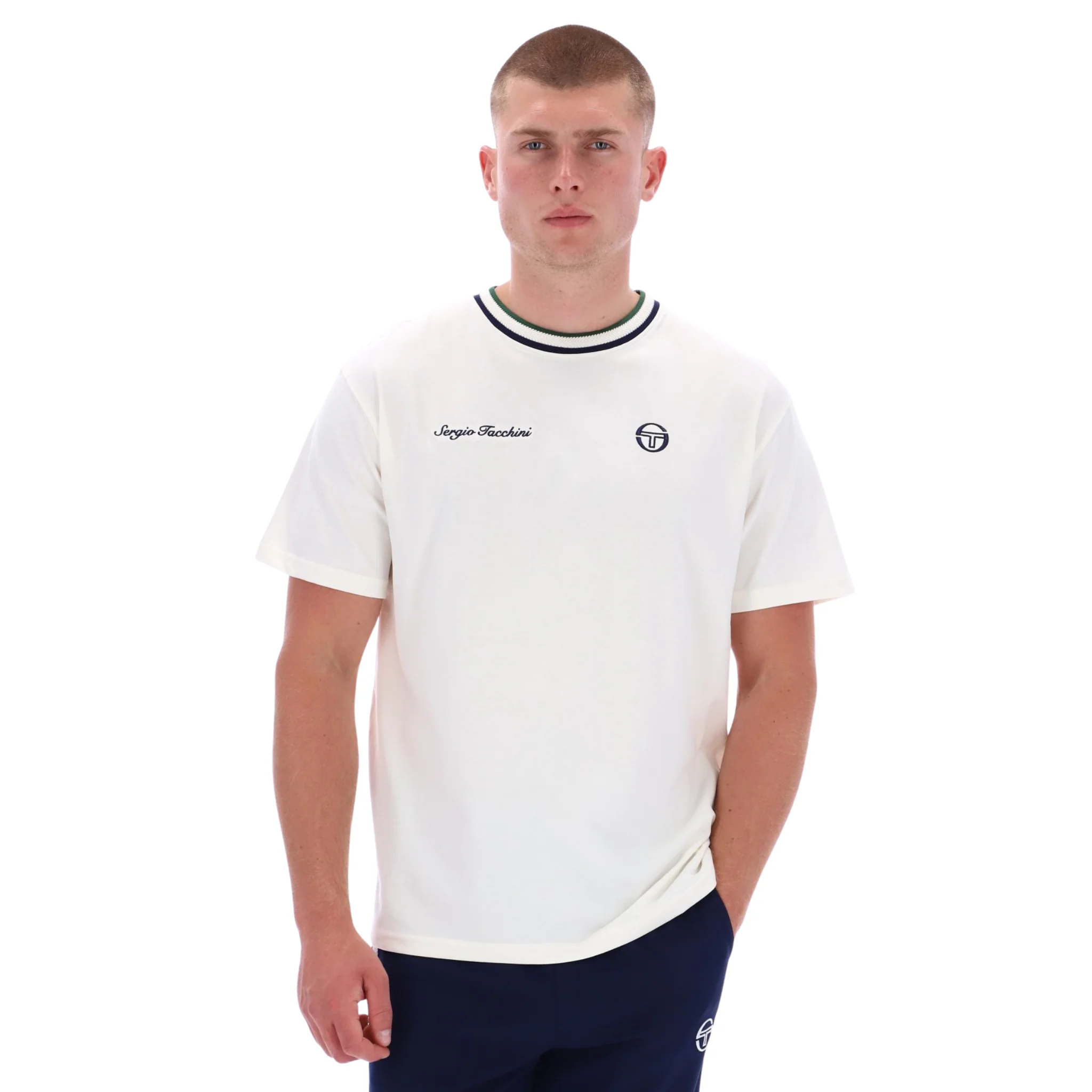Mens Sergio Tacchini Gardenia Gobarto S/s T Shirt - Image 2