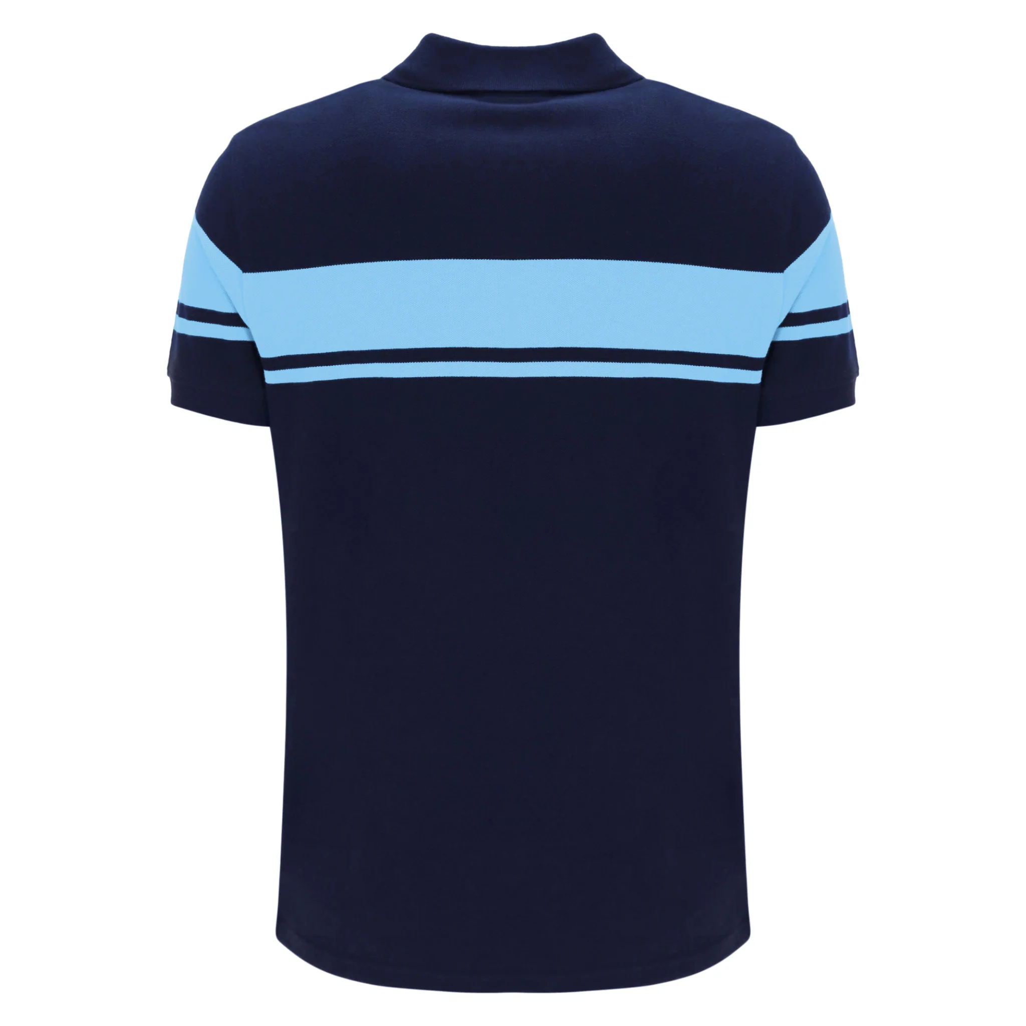 Mens Sergio Tacchini Maritime Blue/Baltic Sea Young Line S/s Polo Shirt - Image 5