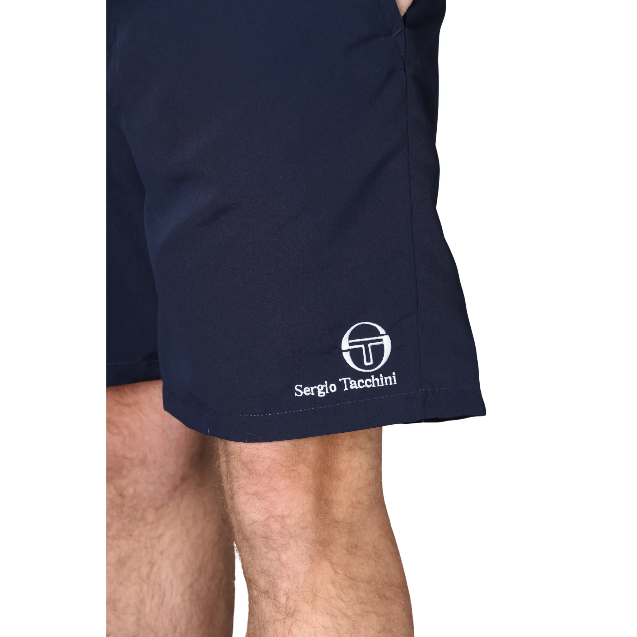 Mens Sergio Tacchini Maritime Blue Cordosa Swim Shorts - Image 3