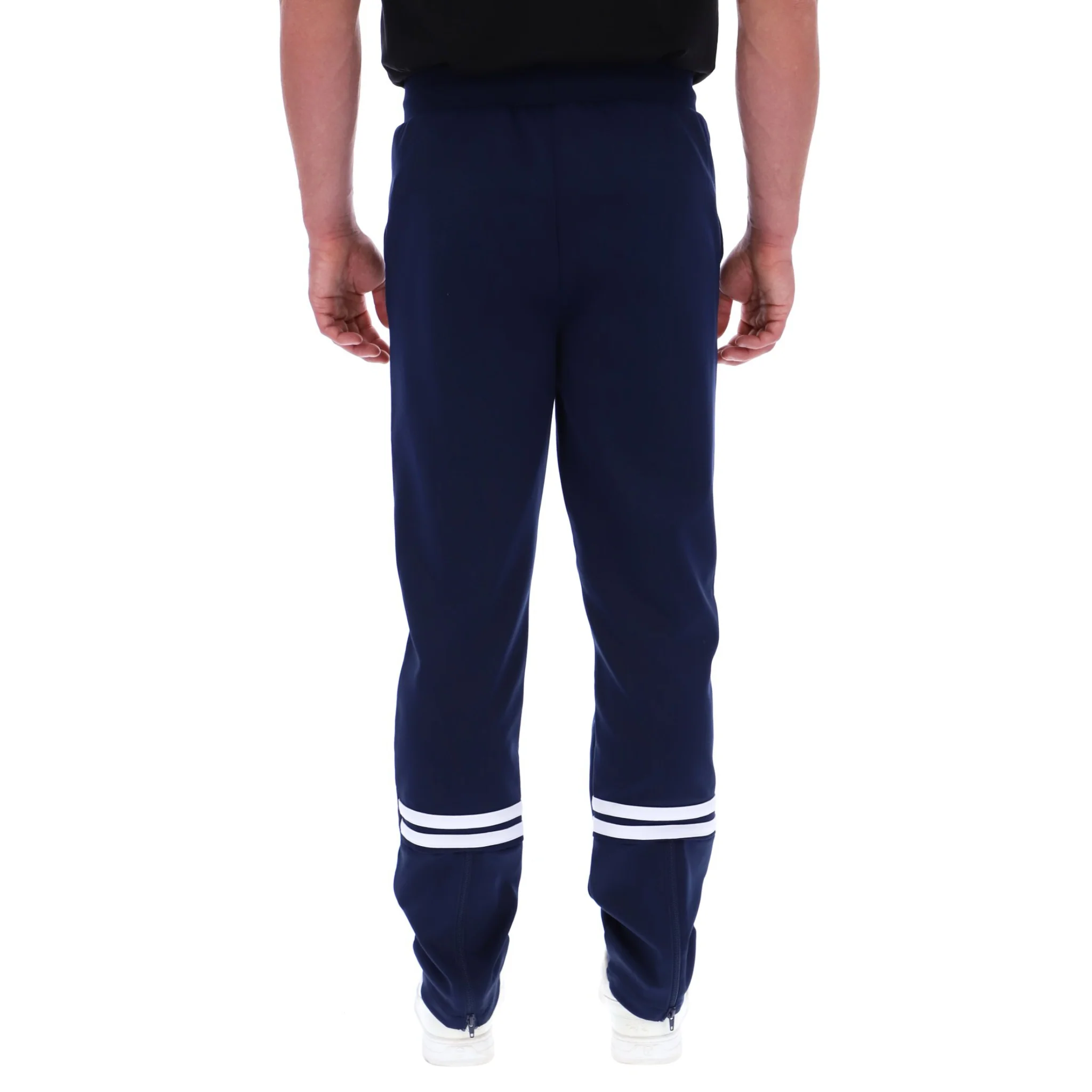 Mens Sergio Tacchini Maritime Blue/White Orion Track Pants - Image 7