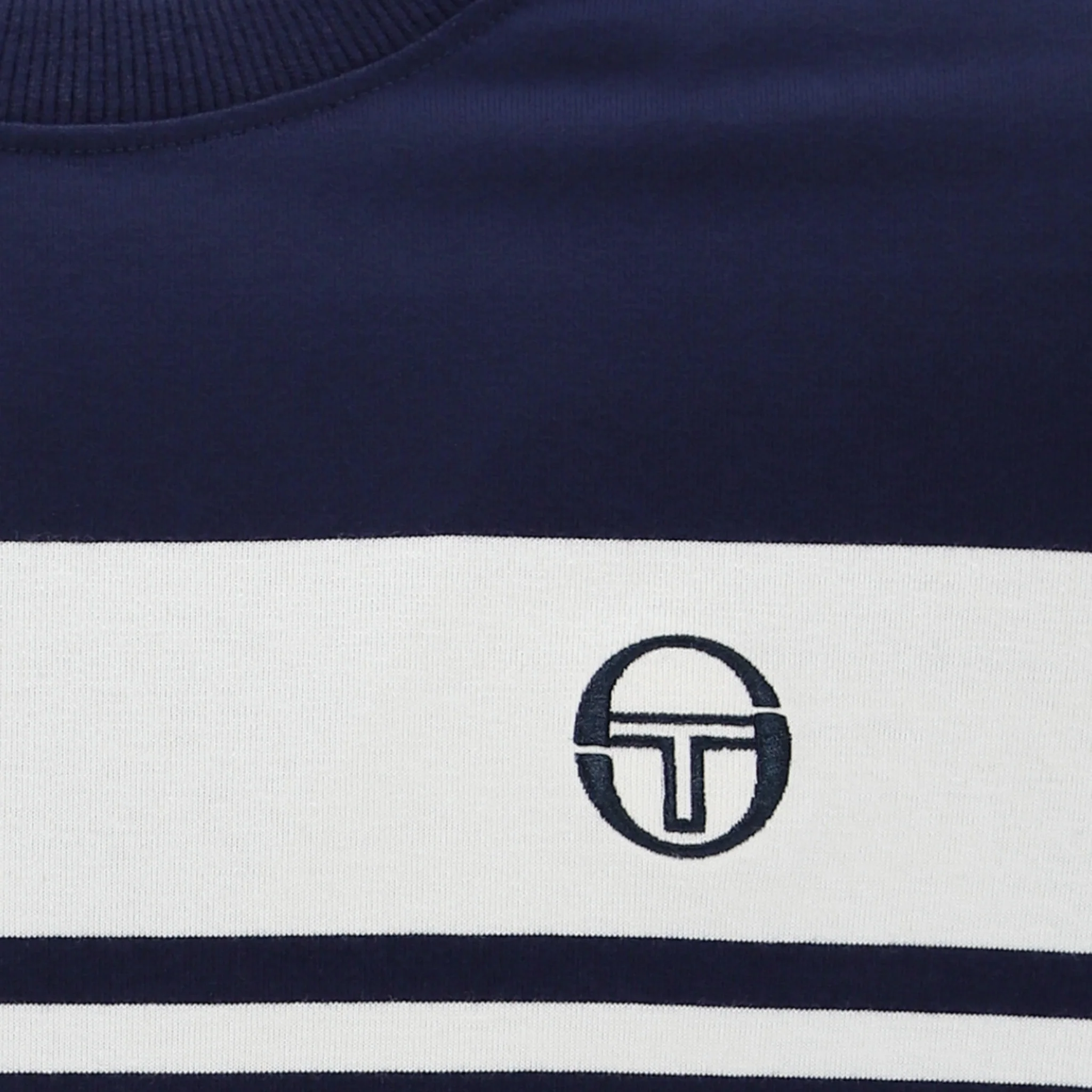 Mens Sergio Tacchini Navy/White Master S/s T Shirt - Image 3
