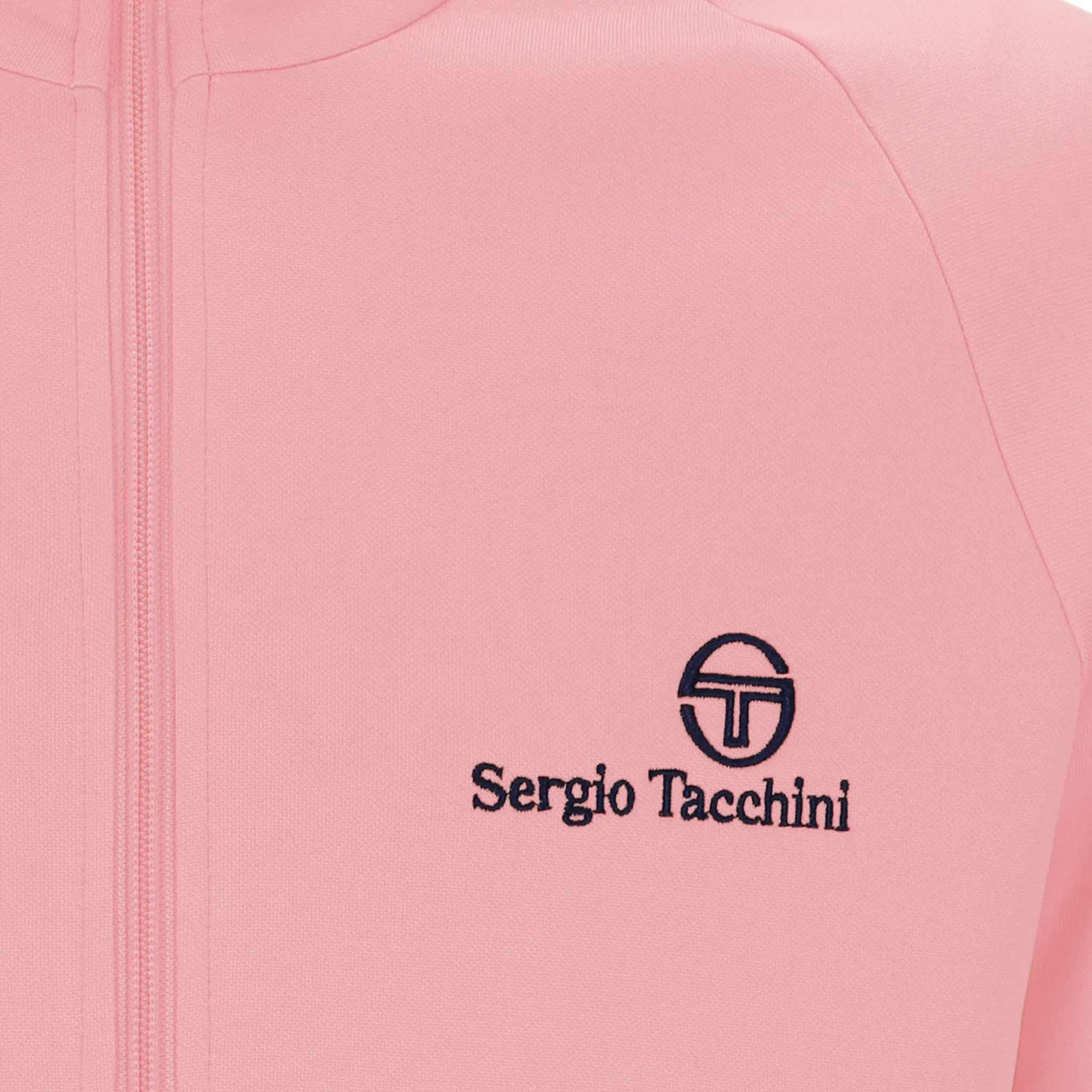 Mens Sergio Tacchini Quartz Pink/Blue New Dallas Track Top - Image 3