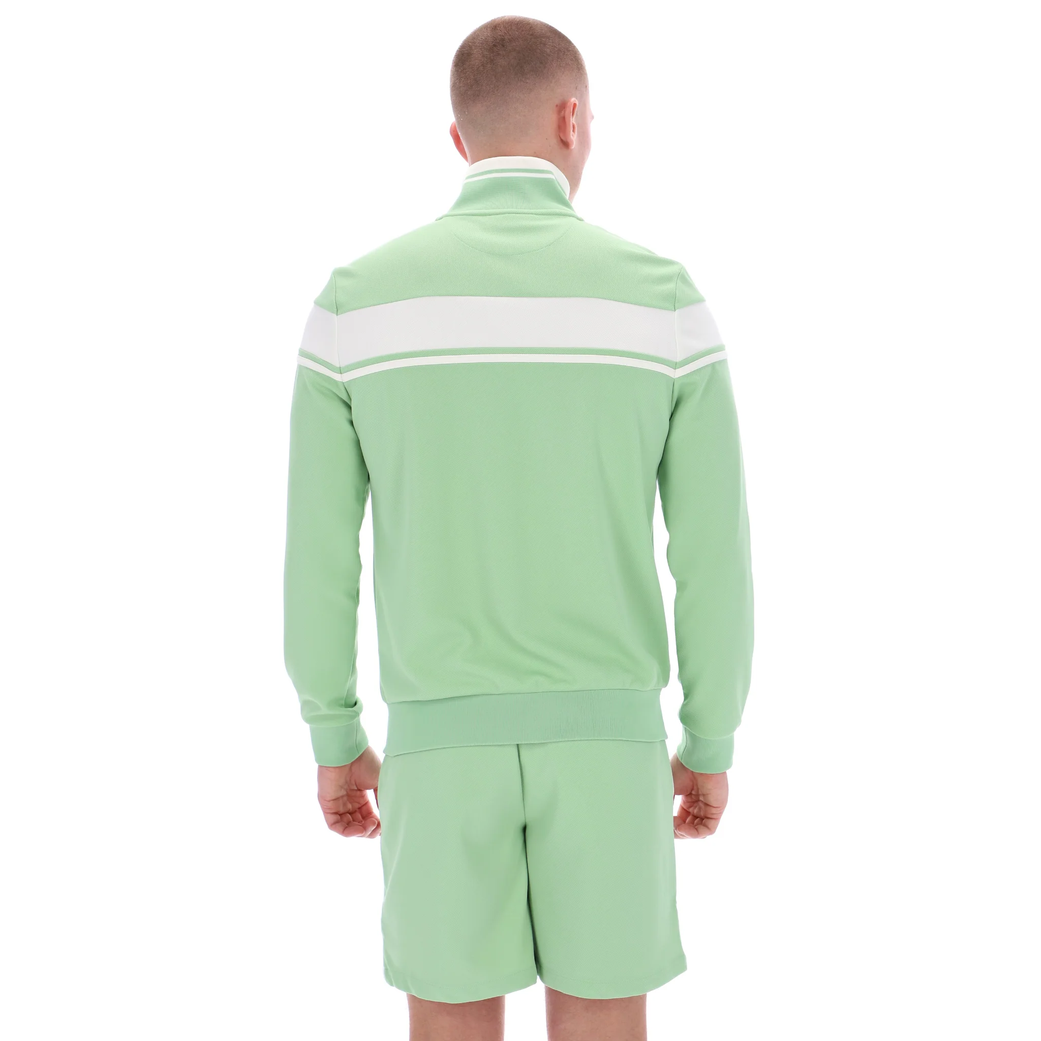 Mens Sergio Tacchini Quiet Green/Gardenia Damarindo Track Top - Image 2