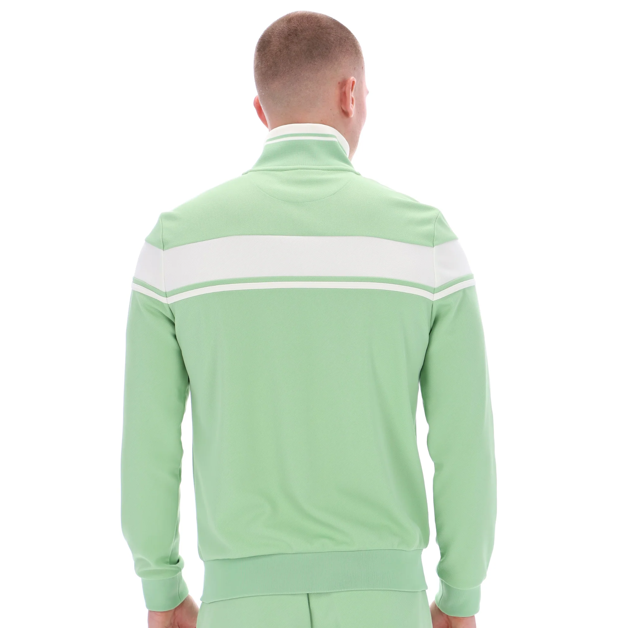 Mens Sergio Tacchini Quiet Green/Gardenia Damarindo Track Top - Image 4