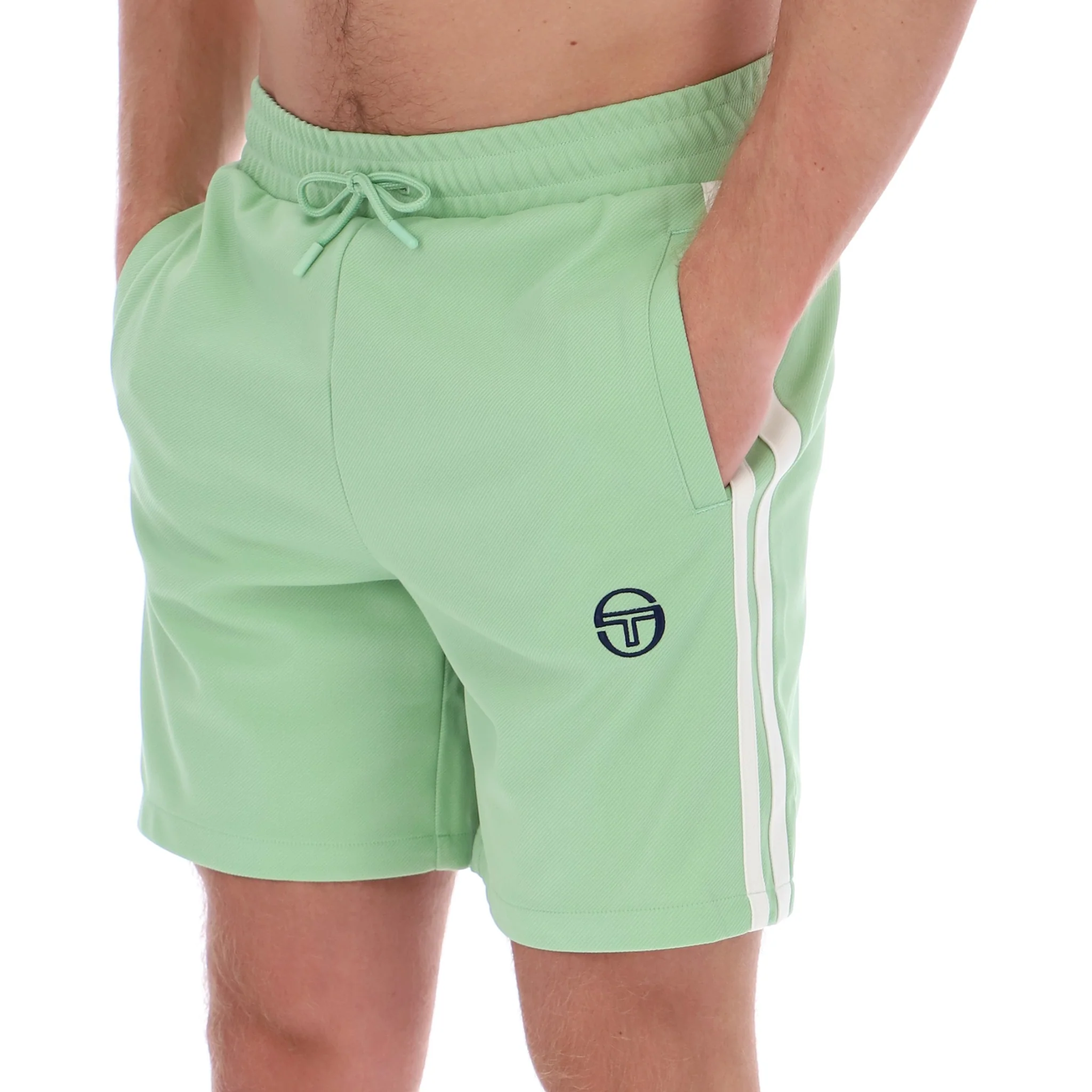 Mens Sergio Tacchini Quiet Green/Gardenia Pietrapertosa Shorts - Image 4