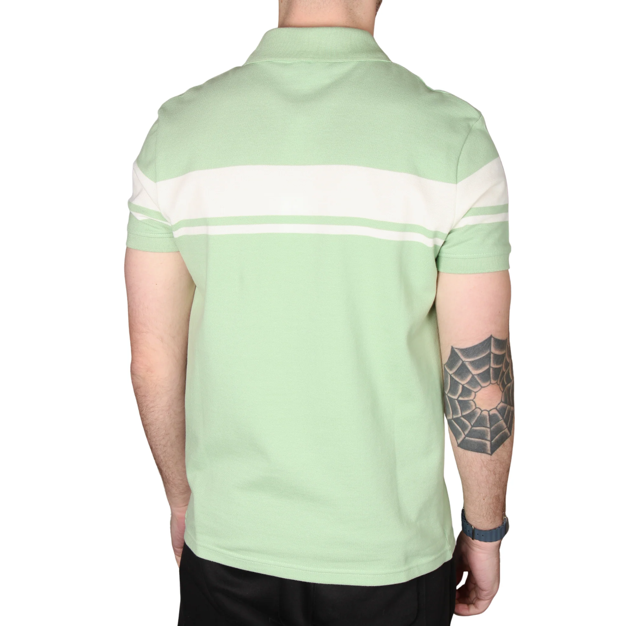 Mens Sergio Tacchini Quiet Green/Gardenia Young Line S/s Polo Shirt - Image 2