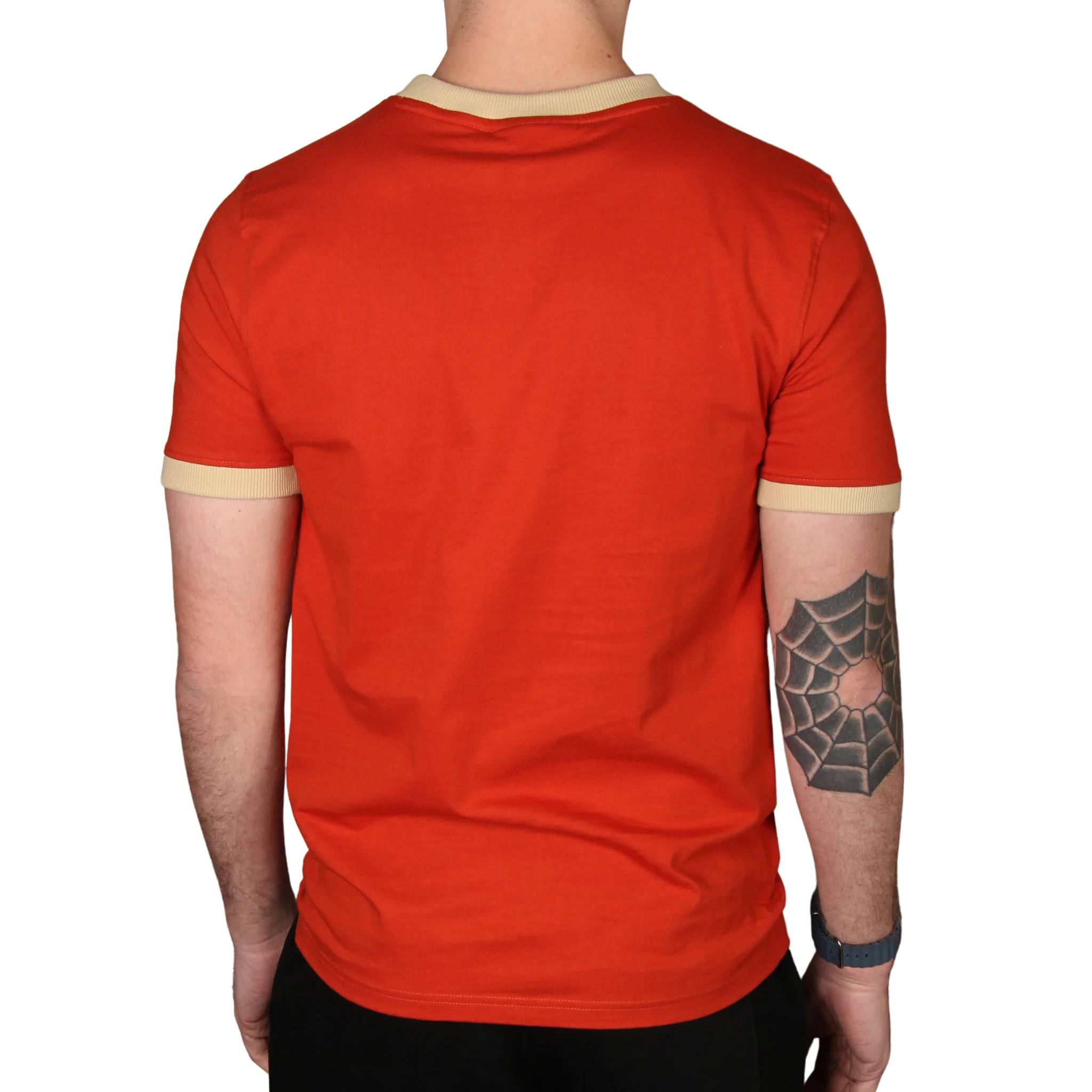 Mens Sergio Tacchini Rooibos Tea/Mojave Desert/Gardenia Supermac S/s T Shirt - Image 2