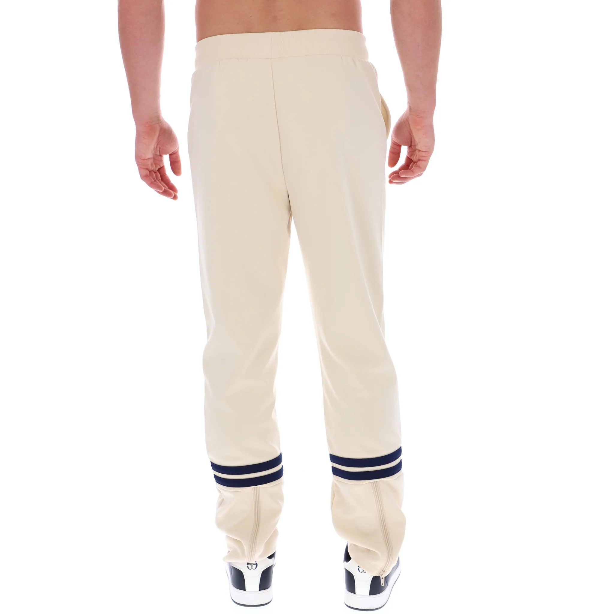 Mens Sergio Tacchini Sandshell/Maritime Blue Orion Track Pants - Image 2