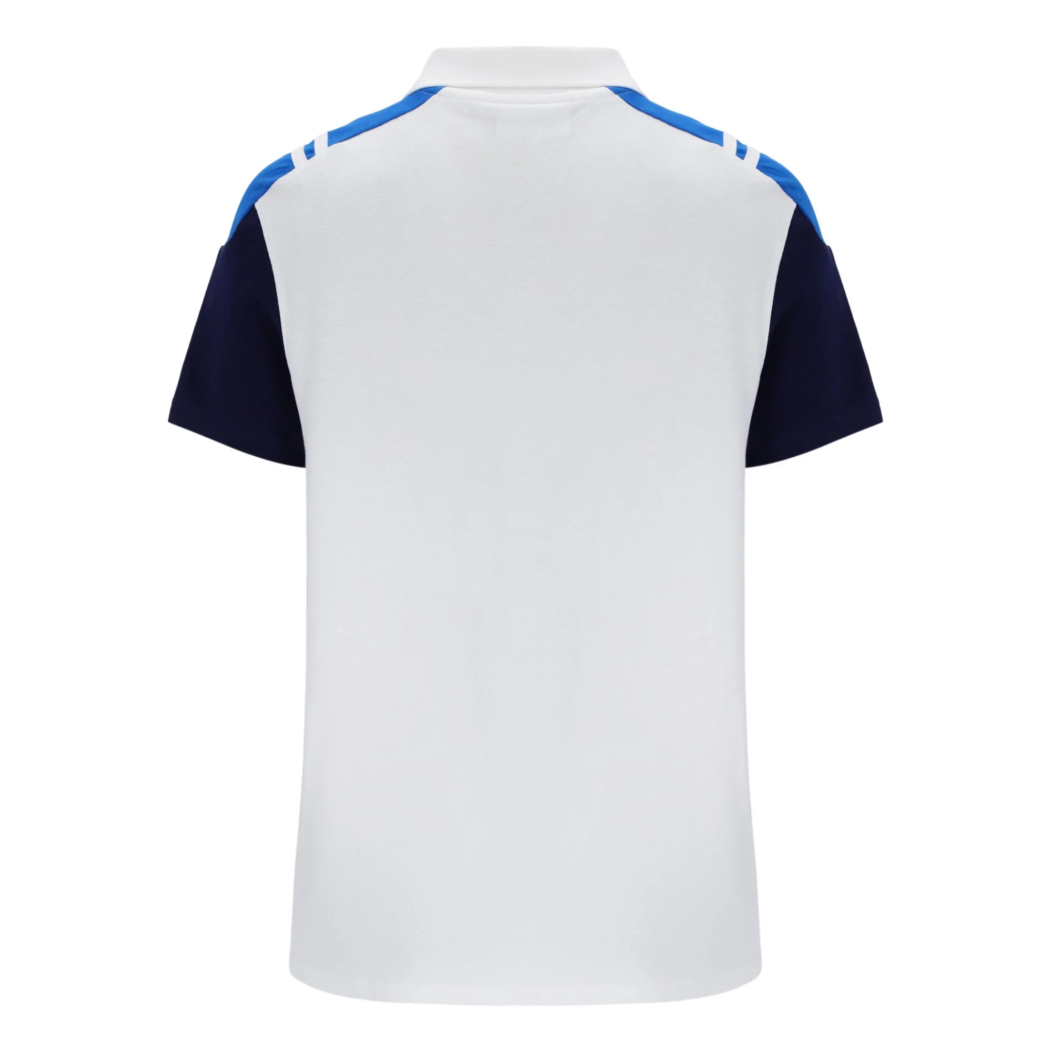 Mens Sergio Tacchini White/Maritime Blue Drive S/s Polo - Image 2