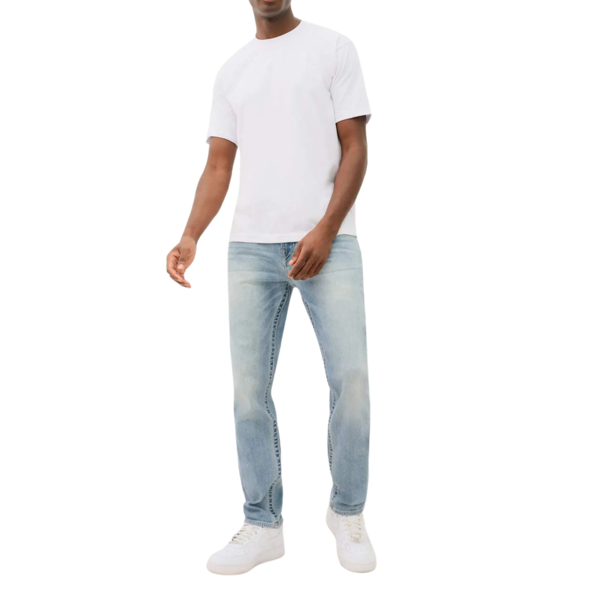 Mens True Religion Brilliant Medium Wash Rocco SN Jeans - Image 3