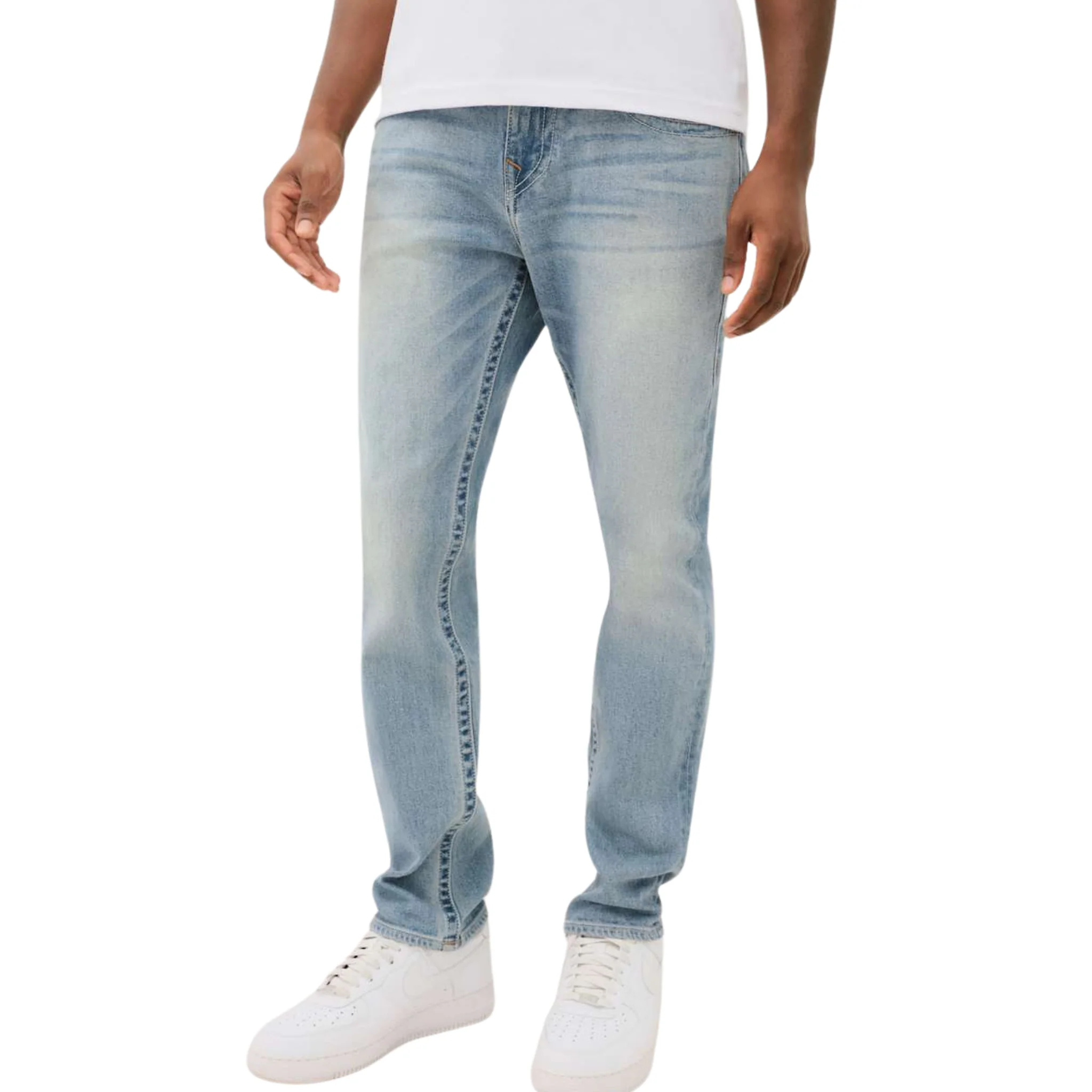 Mens True Religion Brilliant Medium Wash Rocco SN Jeans - Image 4